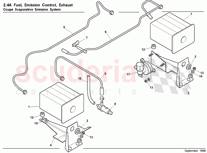 Coupe Evaporative Emission System of Aston Martin Aston Martin DB7 (1997)