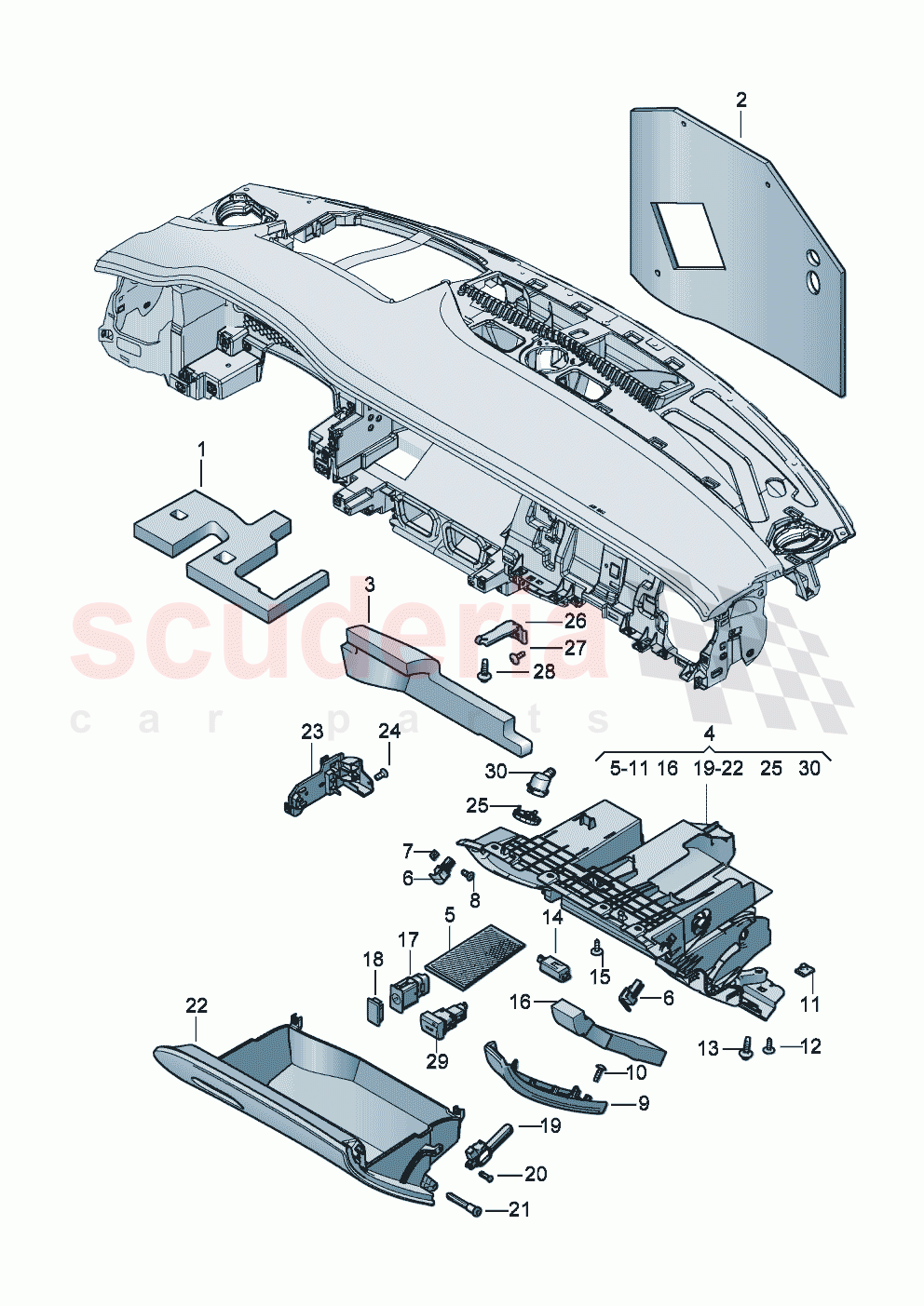 cover and trim for dashboard of Bentley Bentley New Continental Convertible (2019-2024)