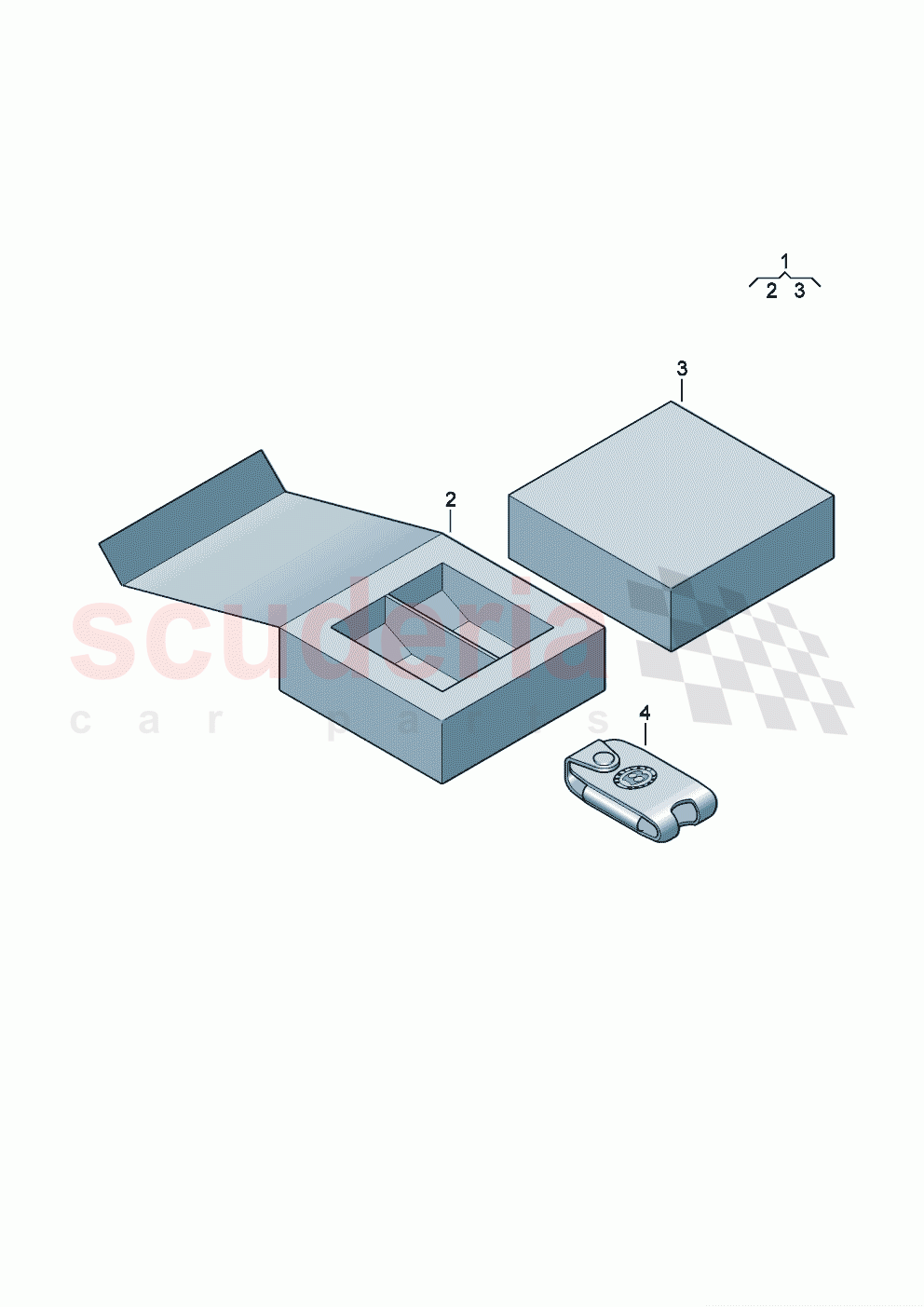 Genuine accessories Presentation key box of Bentley Bentley New Continental GT (2019-2024)