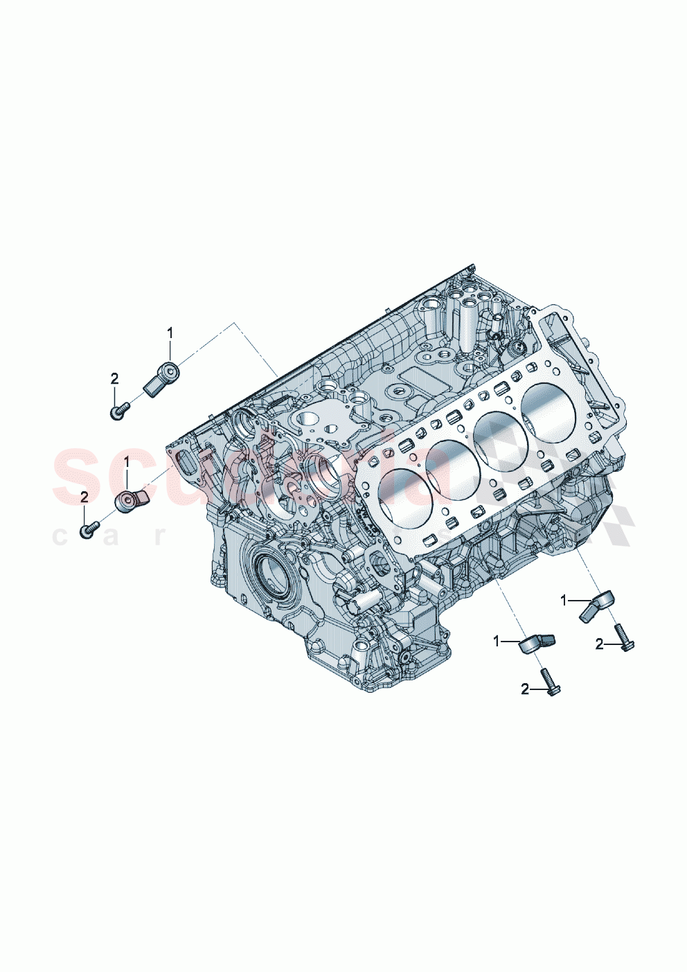 Knock sensor of Bentley Bentley New Continental GT (2019-2024)