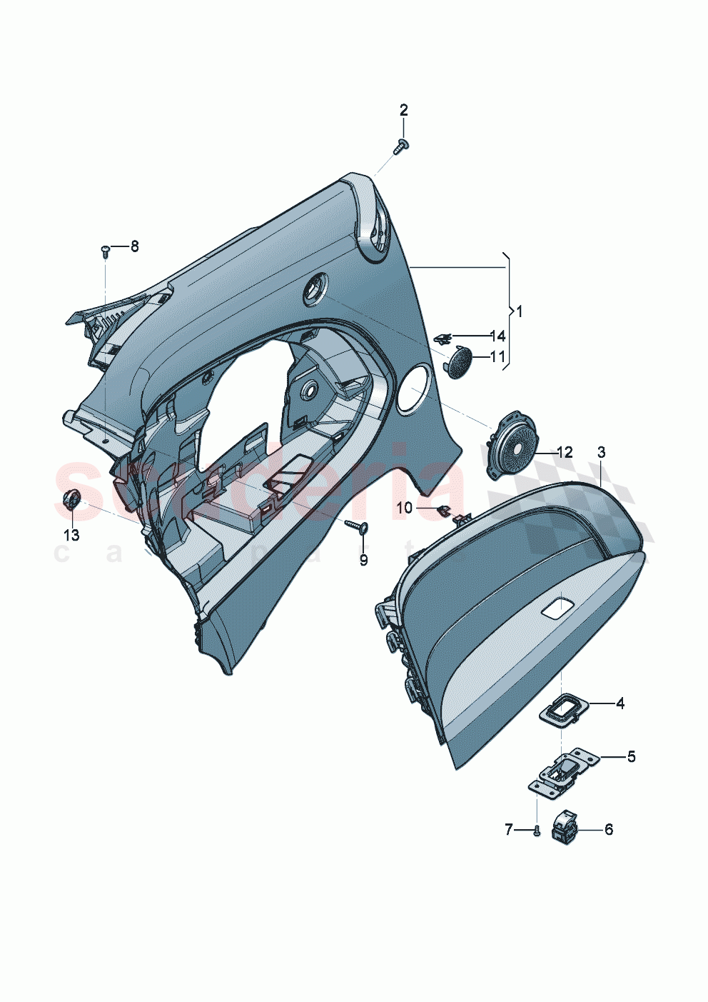 Side panel trim of Bentley Bentley New Continental GT (2019-2024)