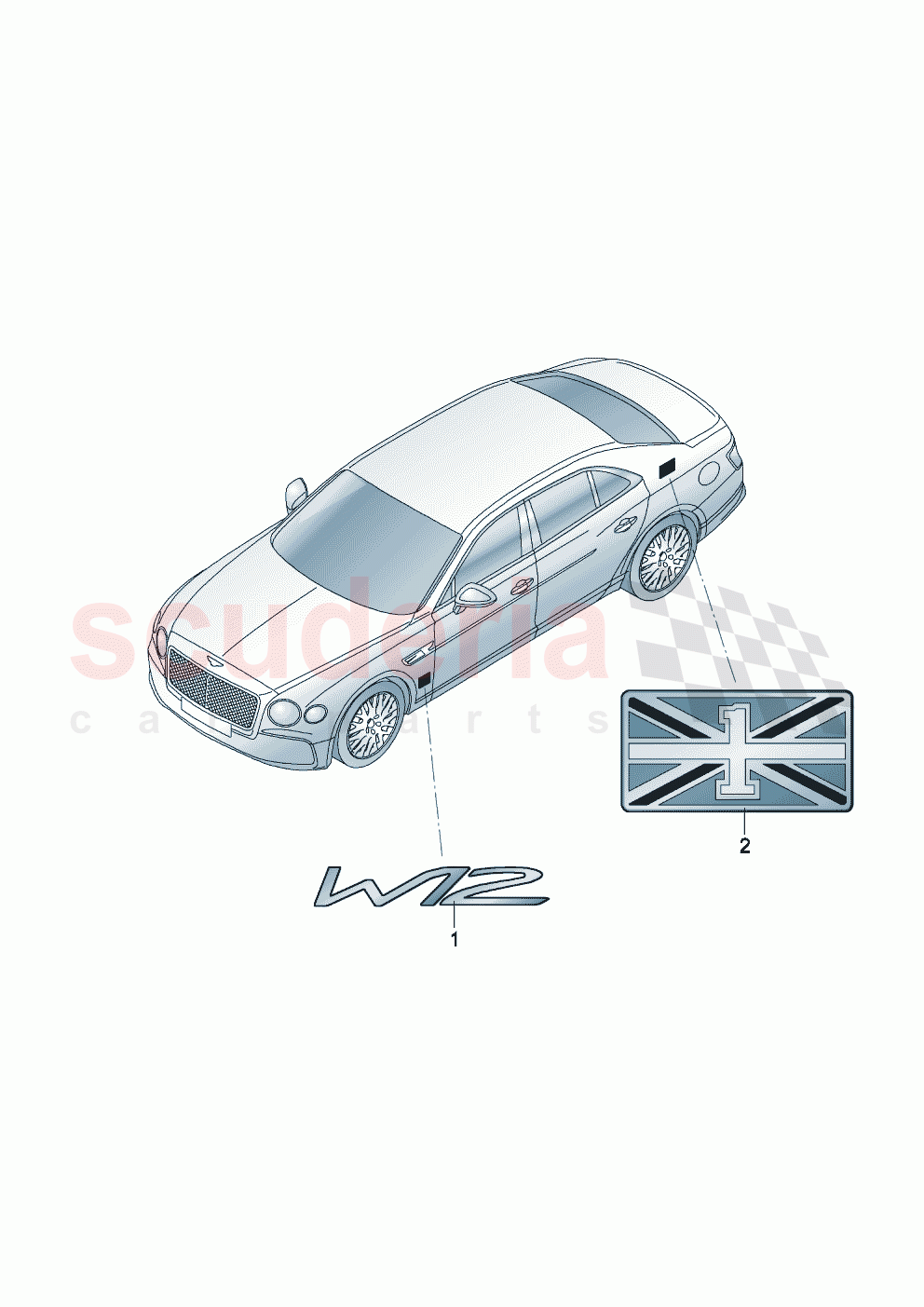 Badges D >> - MJ 2020 of Bentley Bentley New Flying Spur (2020-2024)
