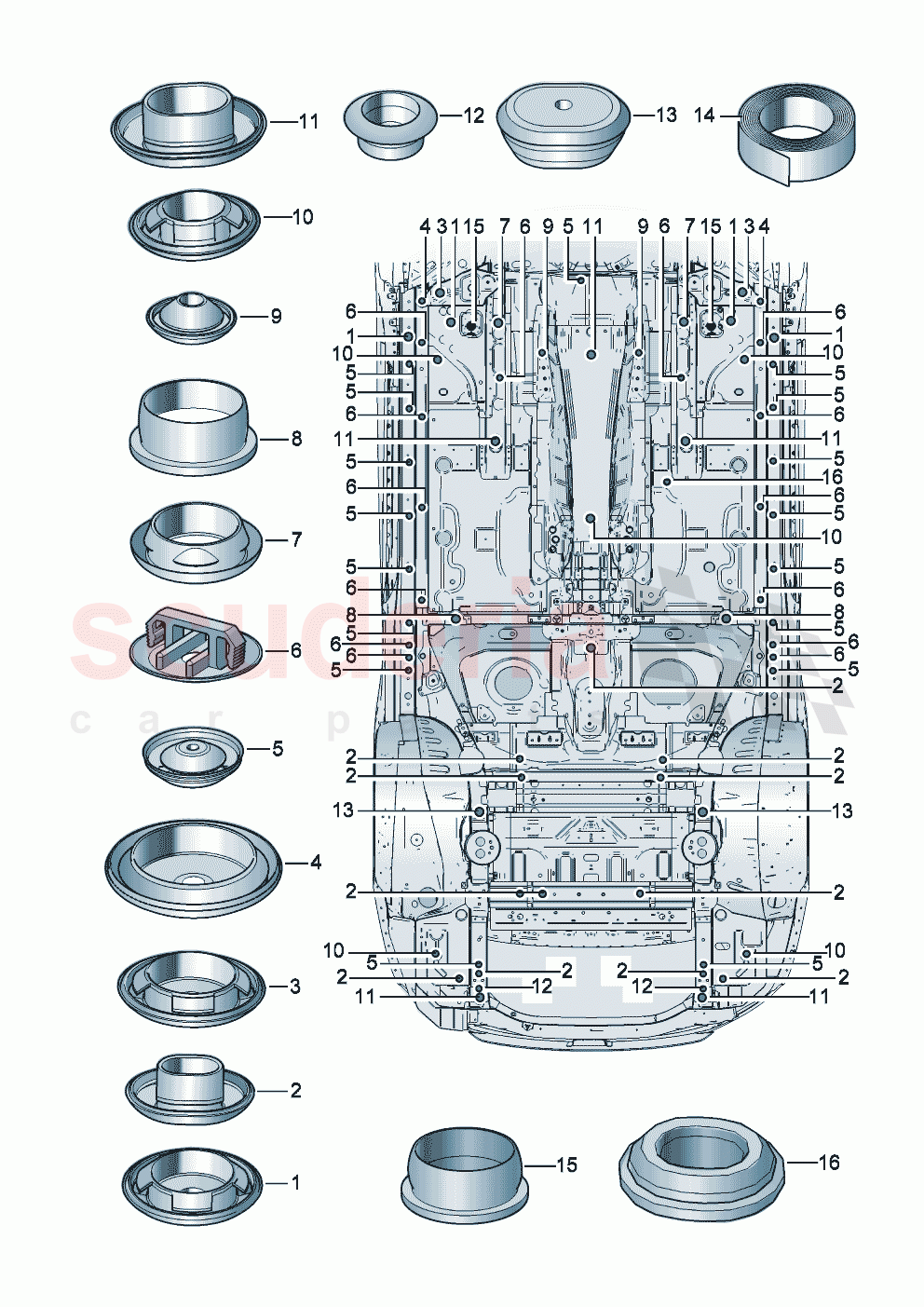 Bungs Underbody of Bentley Bentley New Continental Convertible (2025-2026)