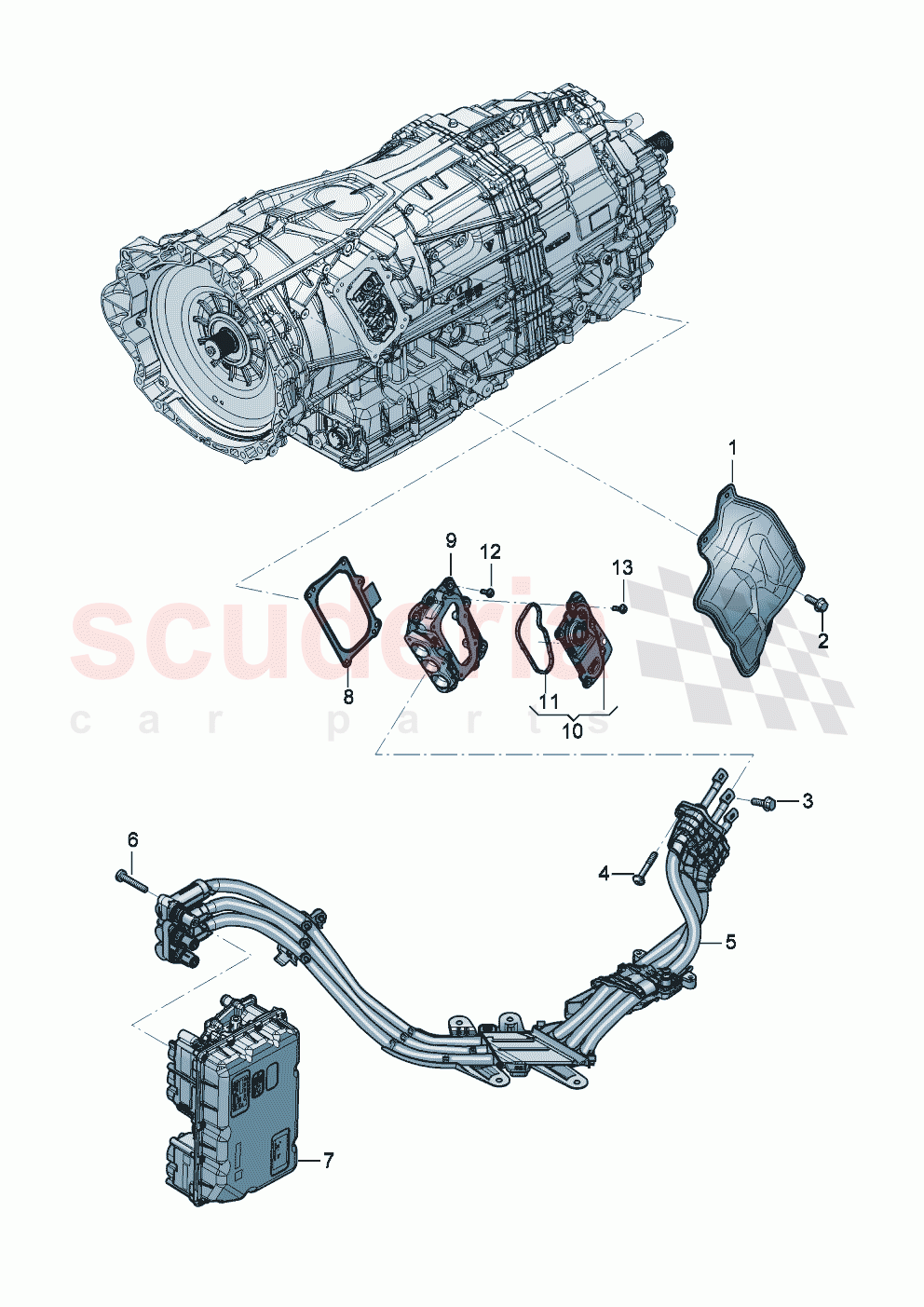 High voltage wiring set for traction motor of Bentley Bentley New Continental GT (2025-2026)