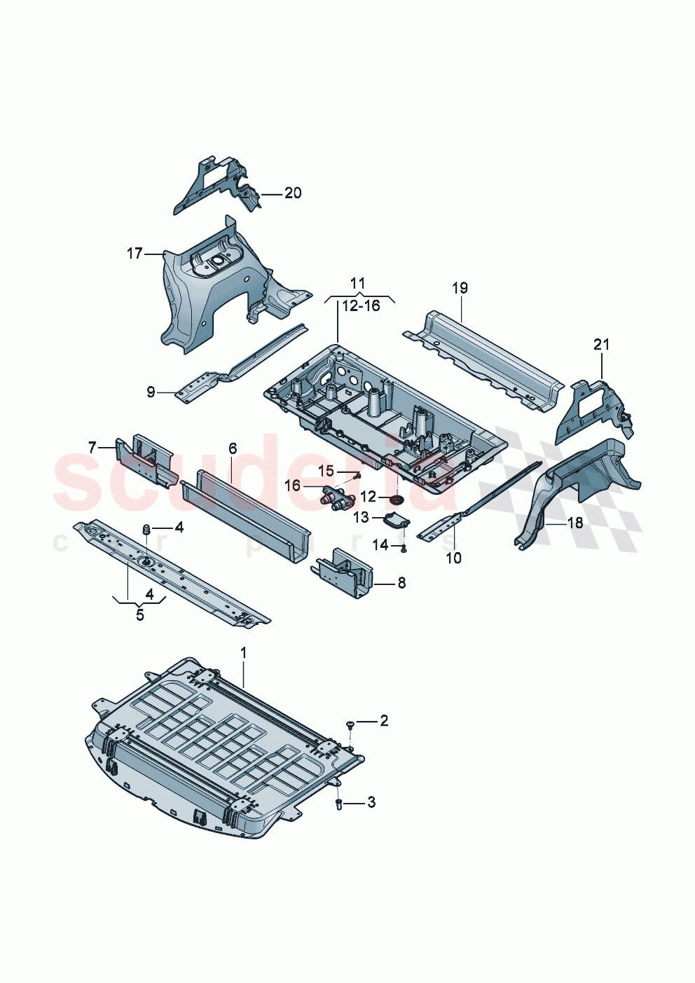 Luggage compartment floor of Bentley Bentley New Flying Spur (2025-2026)