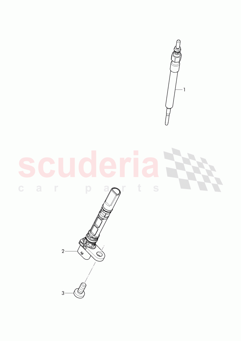glow plug, engine speed sensor (rpm) of Bentley Bentley Bentayga (2015-2020)