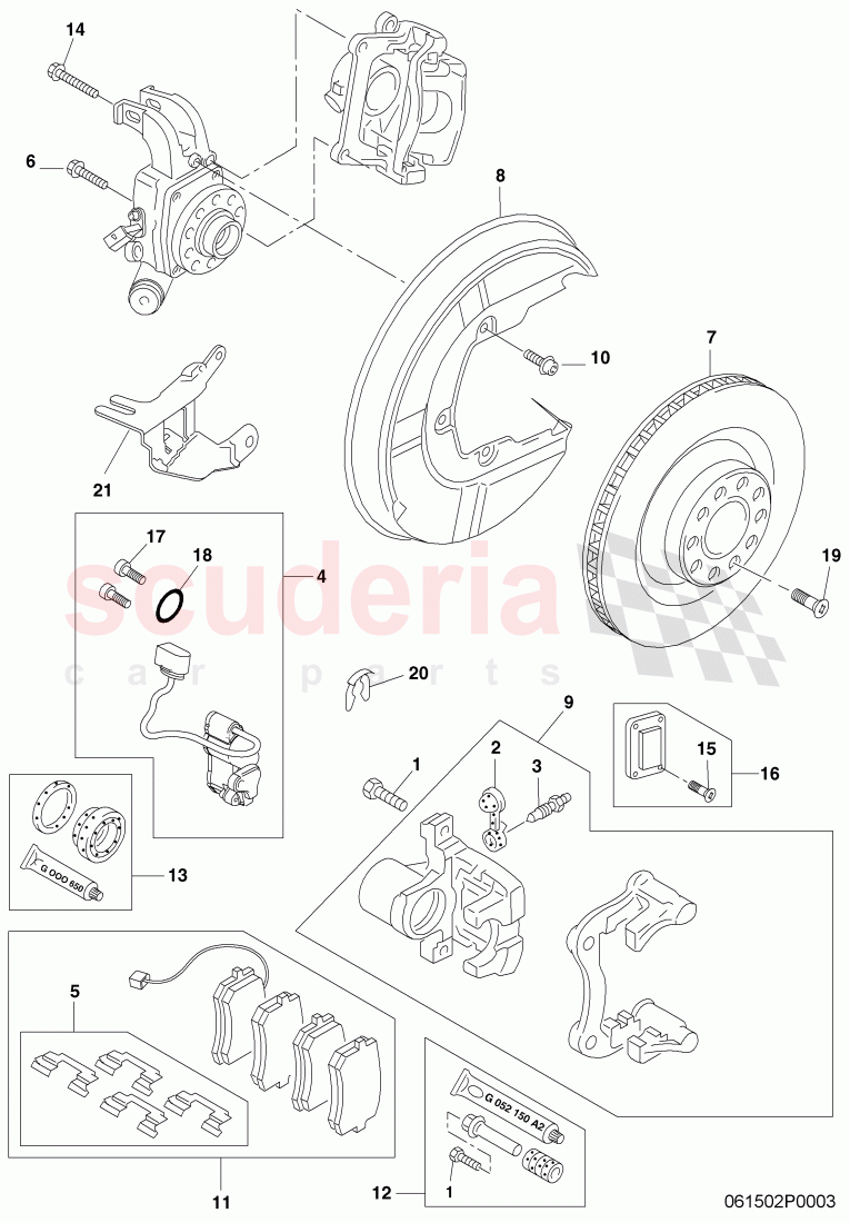 brake disc (ventilated), D >> - MJ 2006 of Bentley Bentley Continental Flying Spur (2006-2012)