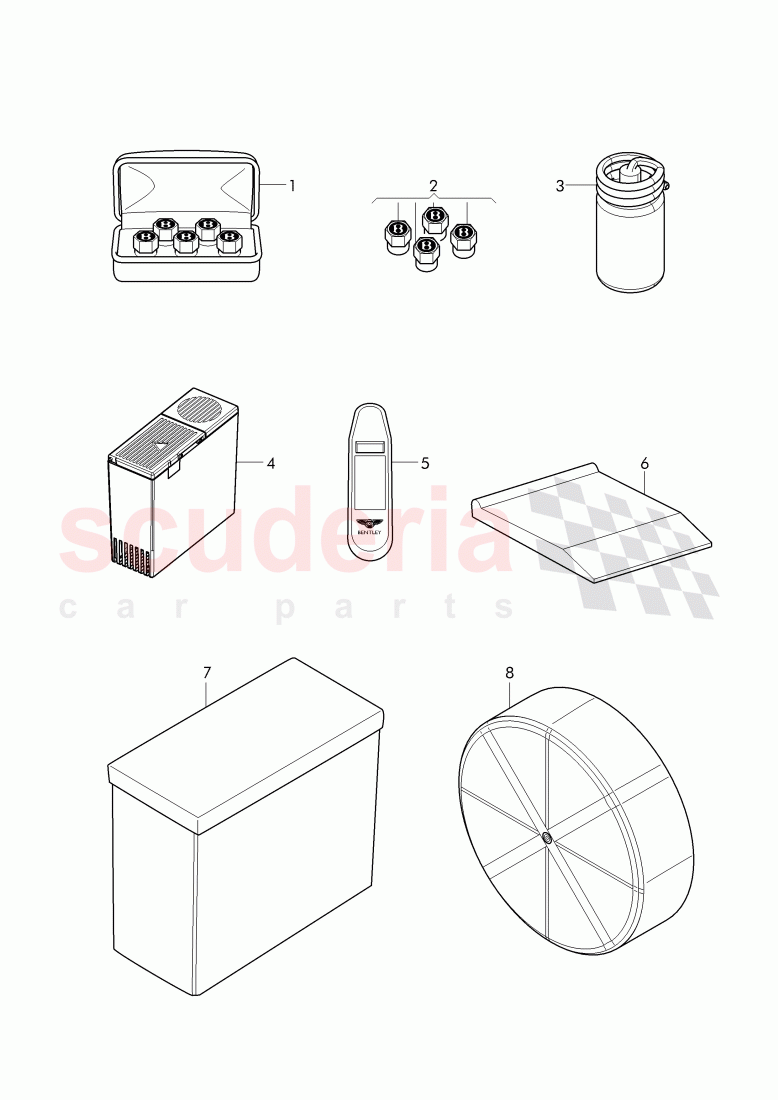 Original Accessories of Bentley Bentley Continental Flying Spur (2013+)