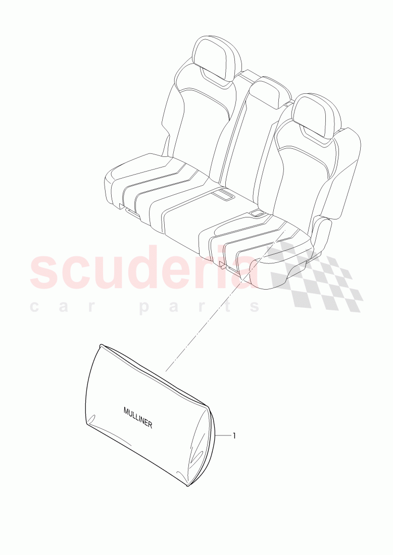 Soft cushion, ============================= of Bentley Bentley Bentayga (2015-2020)