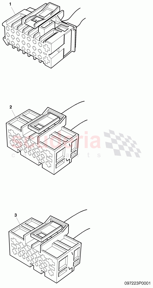 connector housing of Bentley Bentley Continental GTC (2006-2010)