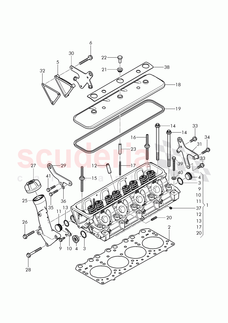 cylinder head of Bentley Bentley Mulsanne (2010+)