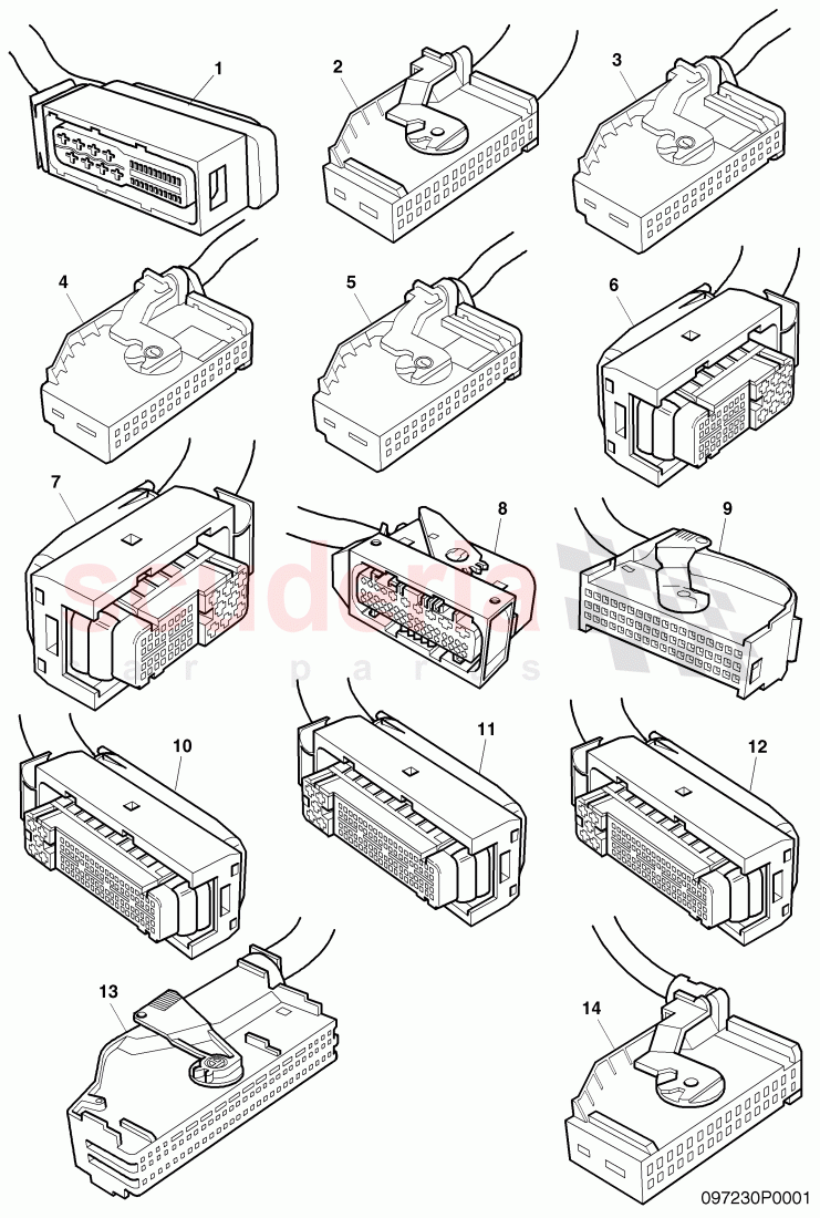 connector housing of Bentley Bentley Continental GTC (2006-2010)