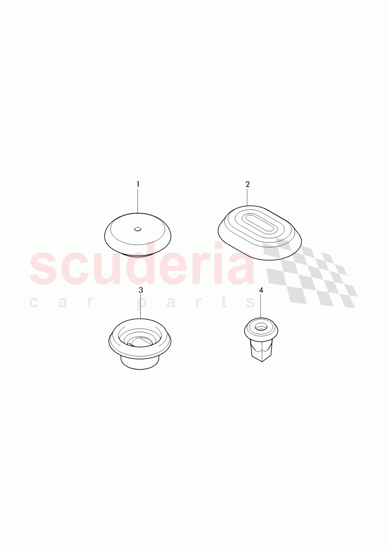 grommet for body, plug of Bentley Bentley Continental Supersports (2017+)