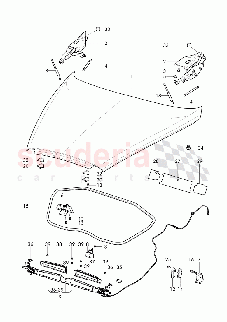 Hood, D - MJ 2016>> of Bentley Bentley Continental GT (2011-2018)