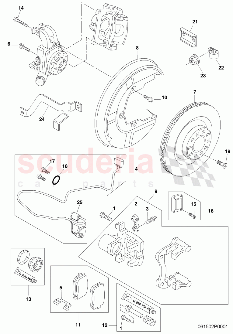 Brake Disc, F 3W-4-020 001>> 3W-4-020 207, F 3W-4-020 218>> 3W-4-020 219, F 3W-4-020 213>> 3W-4-020 214, F 3W-4-020 222>> 3W-4-020 225, F 3W-4-020 231>> 3W-4-020 233, F 3W-4-020 245>> 3W-4-020 246, F 3W-4-020 237>> 3W-4-020 239, F 3W-4-020 241>> 3W-4-020 241 of Bentley Bentley Continental GT (2003-2010)