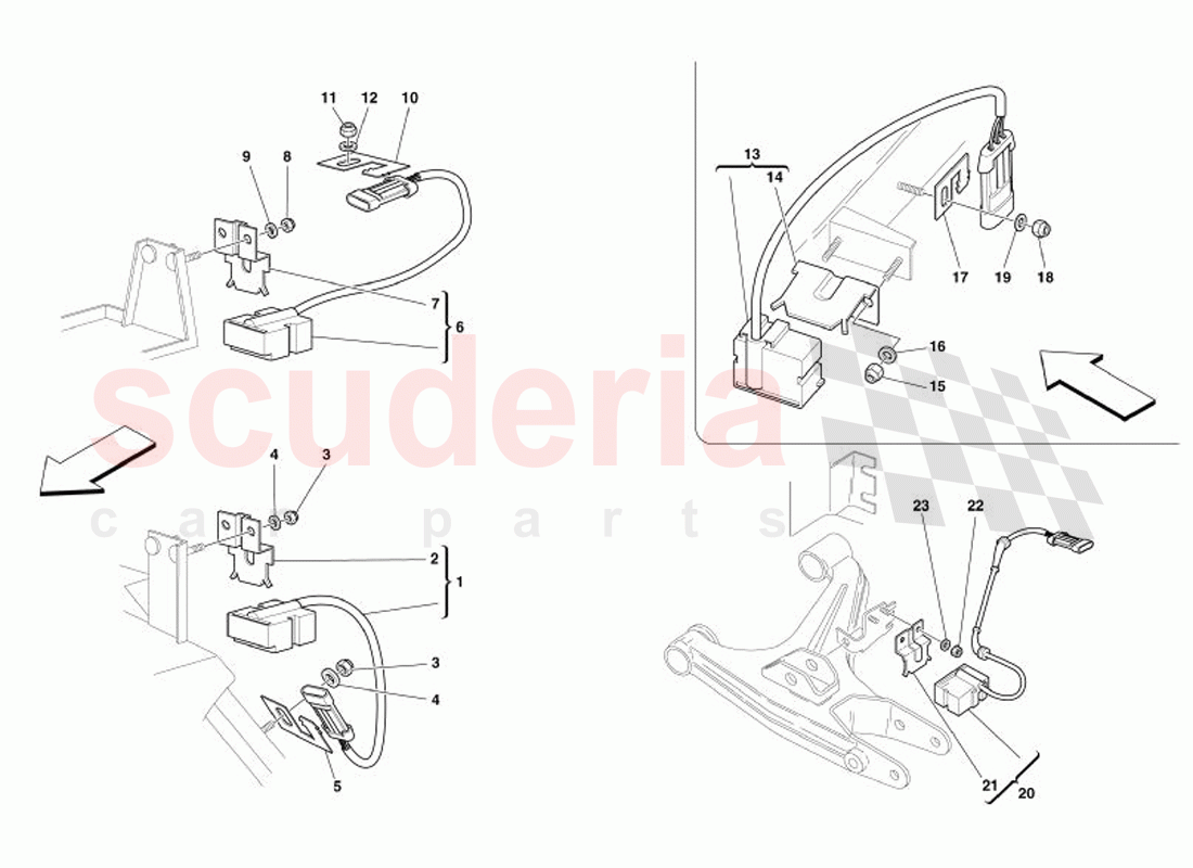 Acceleration Sensors of Ferrari Ferrari 575 Superamerica
