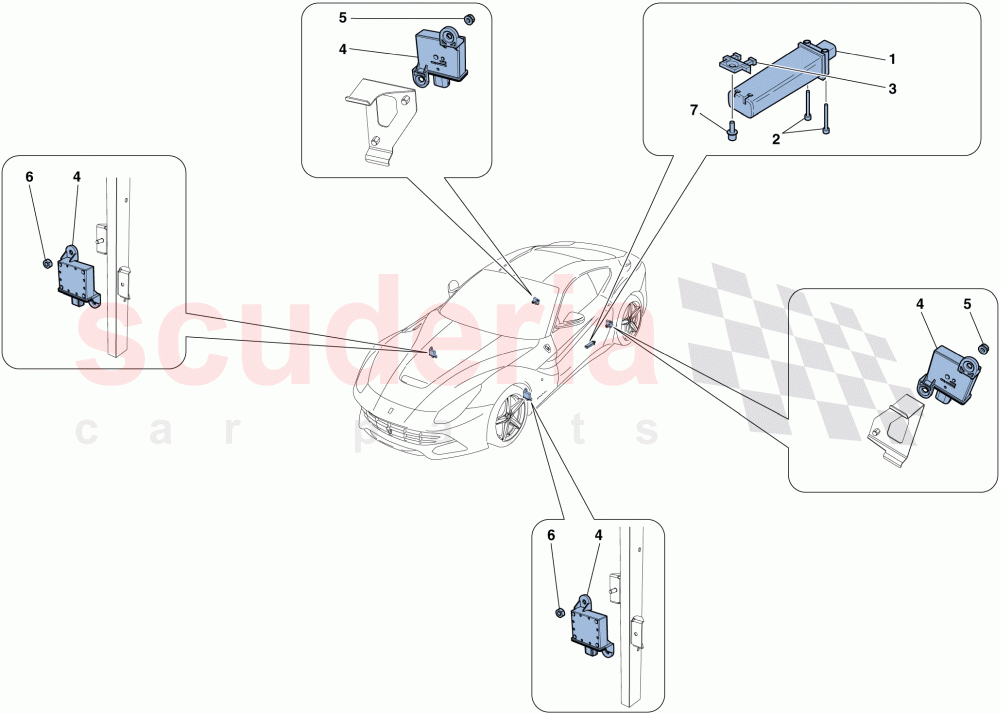 TYRE PRESSURE MONITORING SYSTEM of Ferrari Ferrari F12 Berlinetta