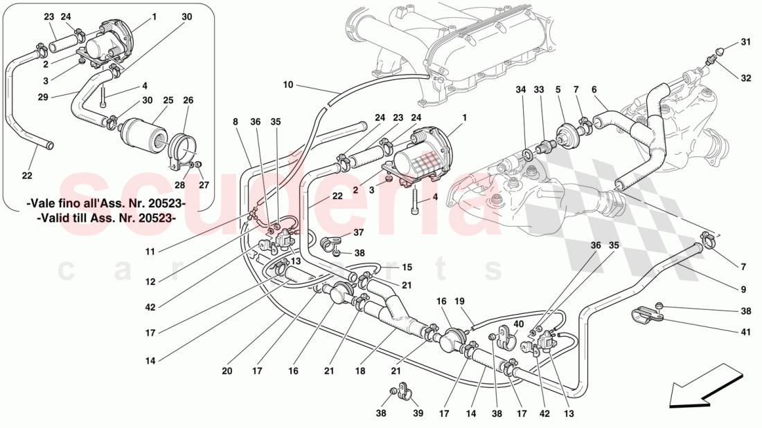 SECONDARY AIR PUMP of Ferrari Ferrari 456 GT/GTA
