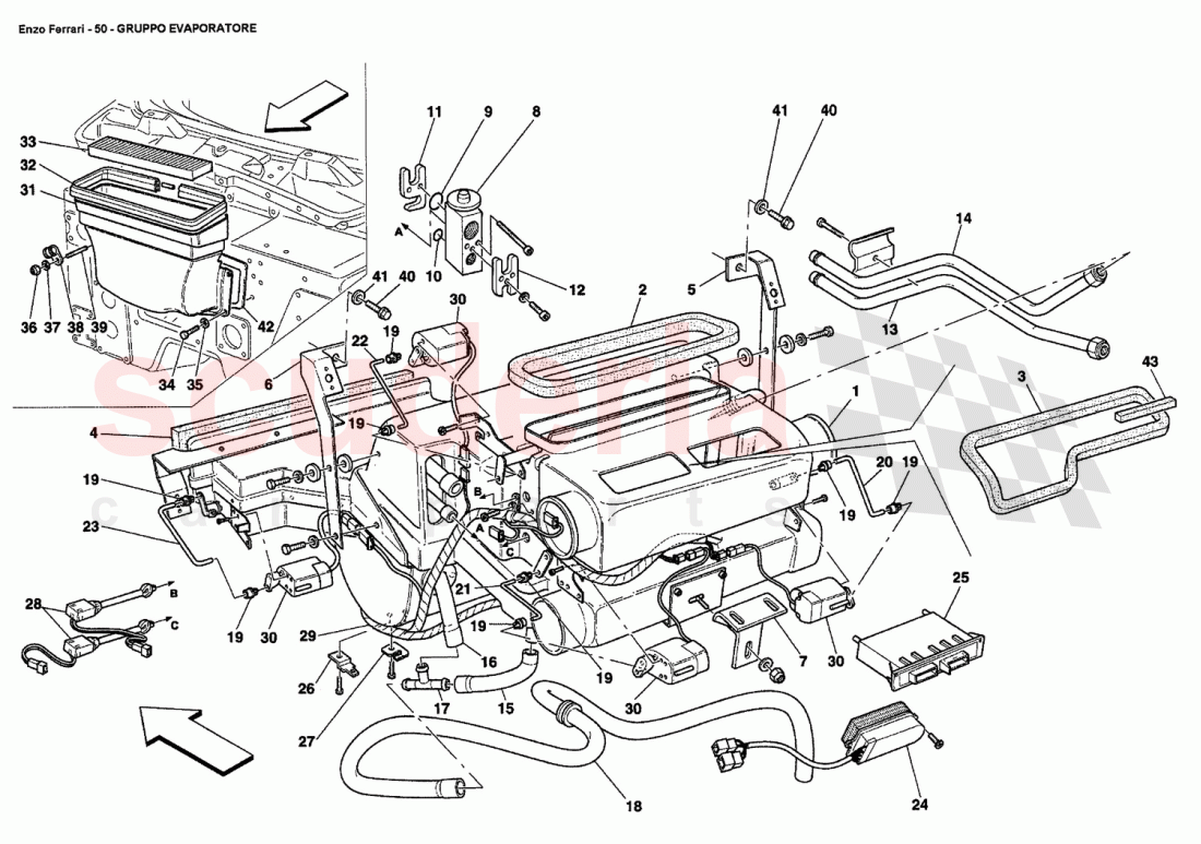 EVAPORATOR UNIT of Ferrari Ferrari Enzo