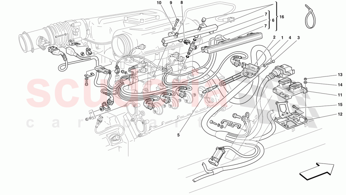 INJECTION DEVICE - IGNITION of Ferrari Ferrari 360 Challenge (2000)