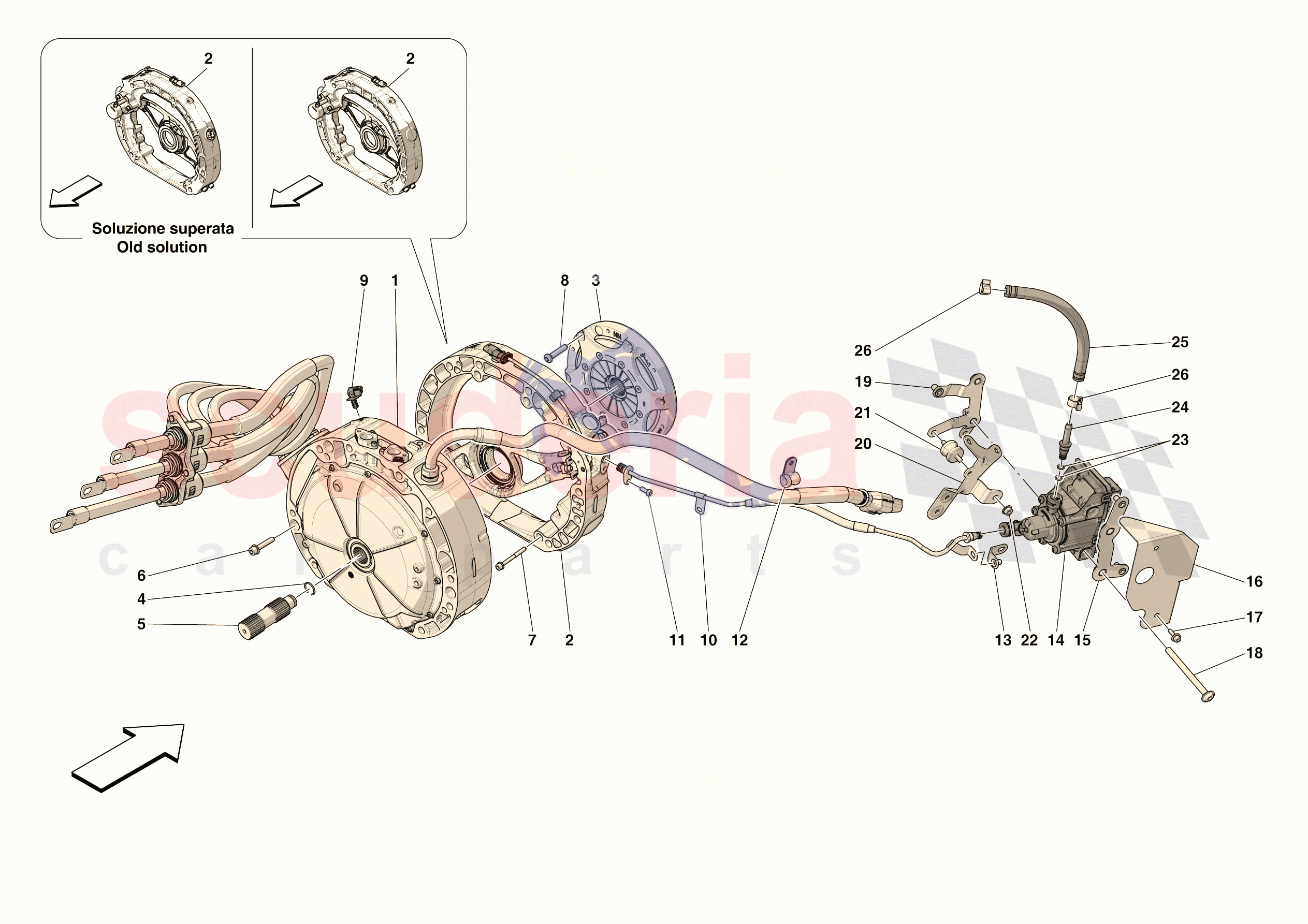 ELECTRIC MACHINE of Ferrari Ferrari 296 GTS Europe RH