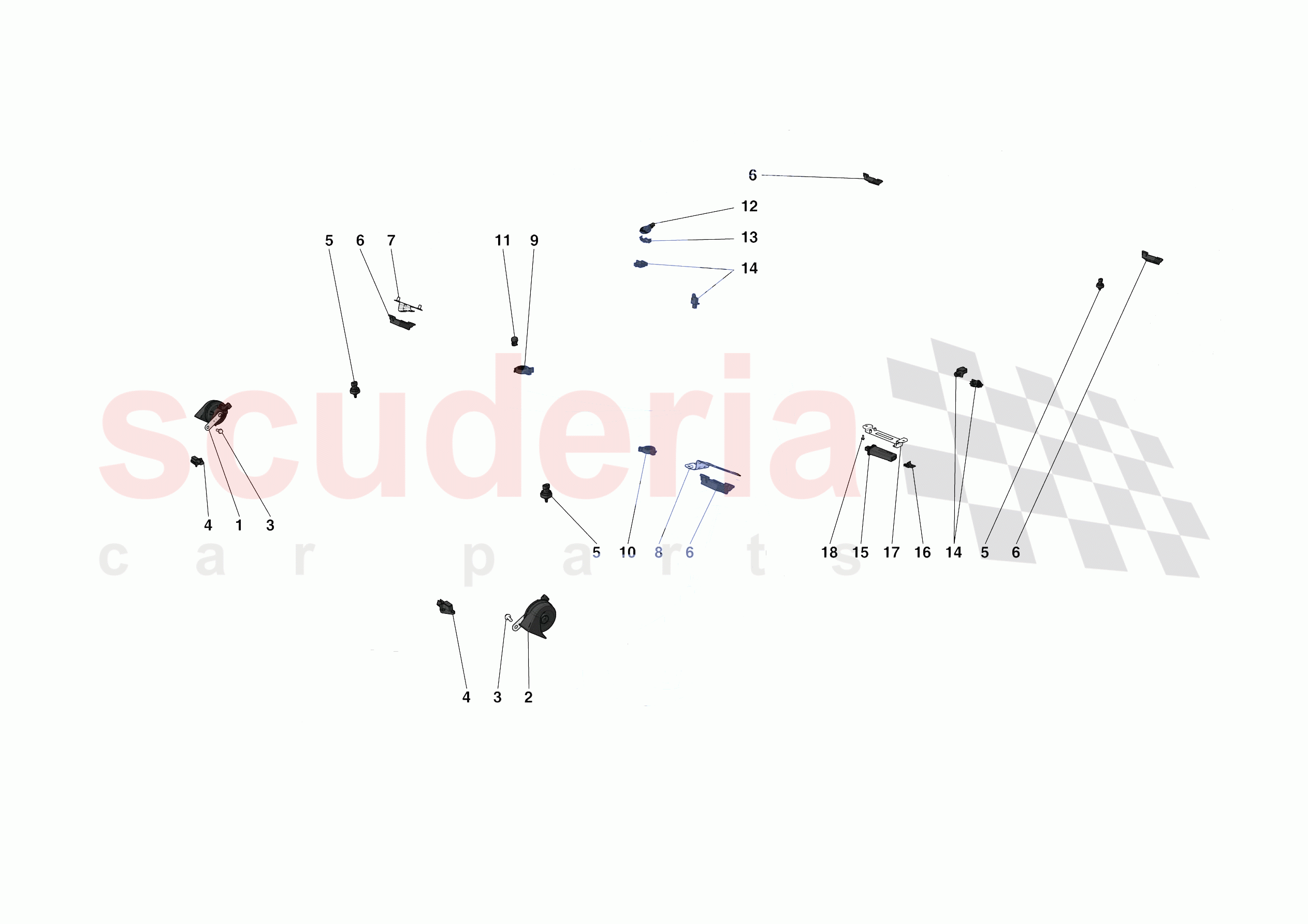 OTHER ELECTRICAL DEVICES of Ferrari Ferrari 488 Pista Europe RH