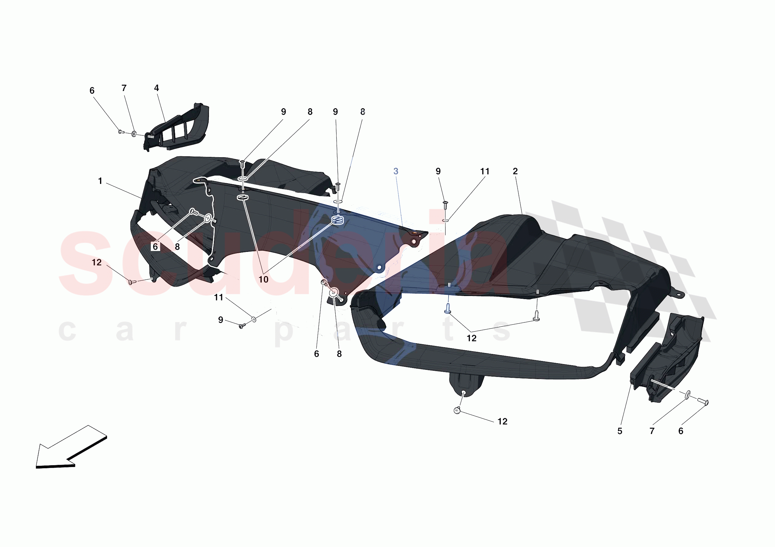 FRONT AIR INTAKES of Ferrari Ferrari 488 Pista Spider USA