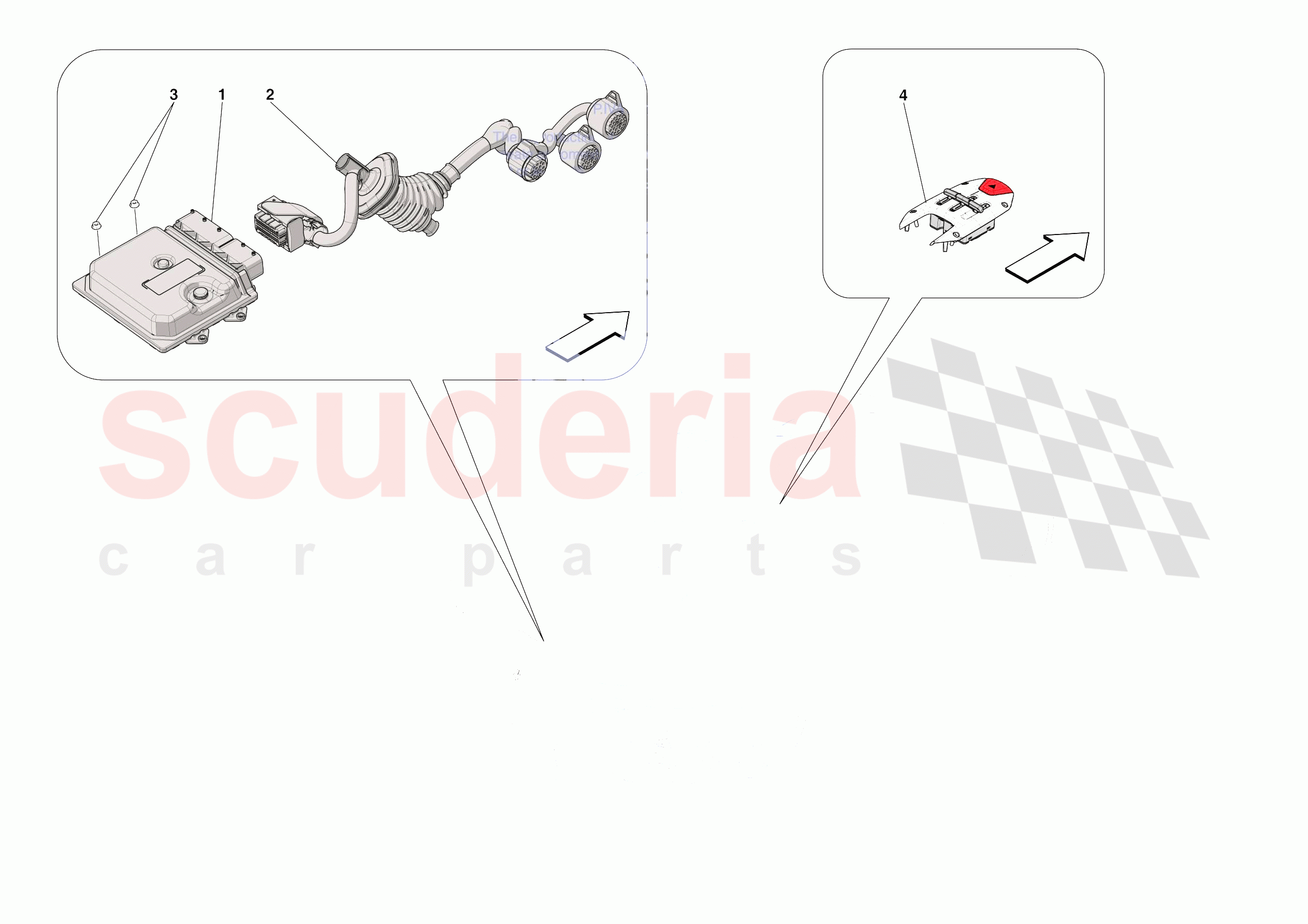DCT GEARBOX SYSTEM of Ferrari Ferrari 812 Competizione A Europe RH