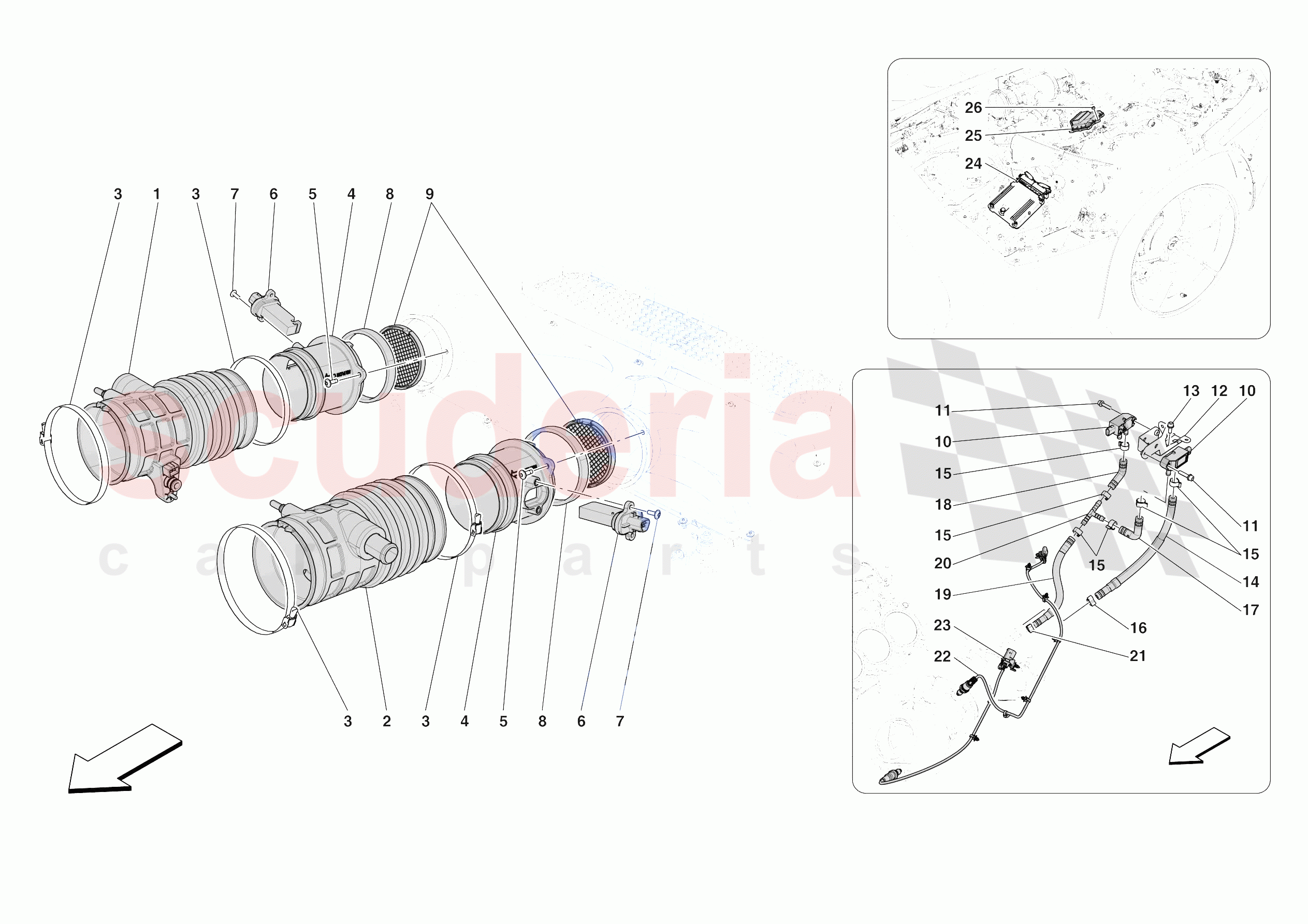 ENGINE INJECTION CONTROL of Ferrari Ferrari Daytona SP3 Europe