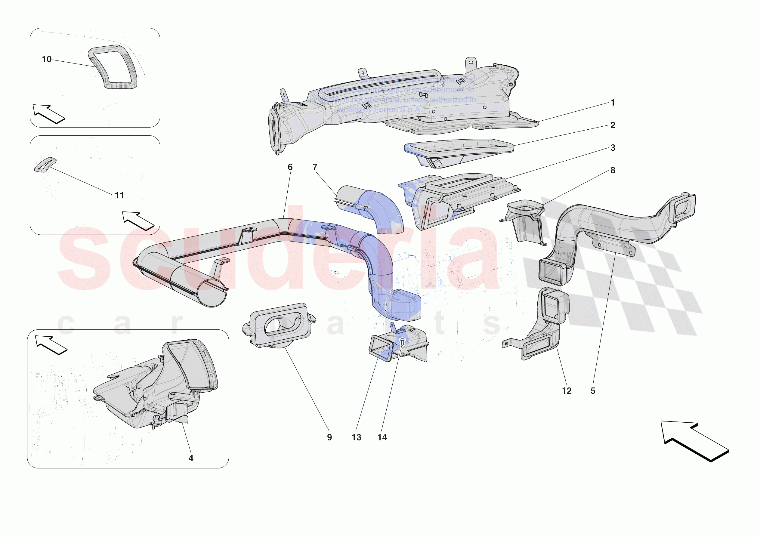 DASHBOARD - DUCTS of Ferrari Ferrari Daytona SP3 Europe