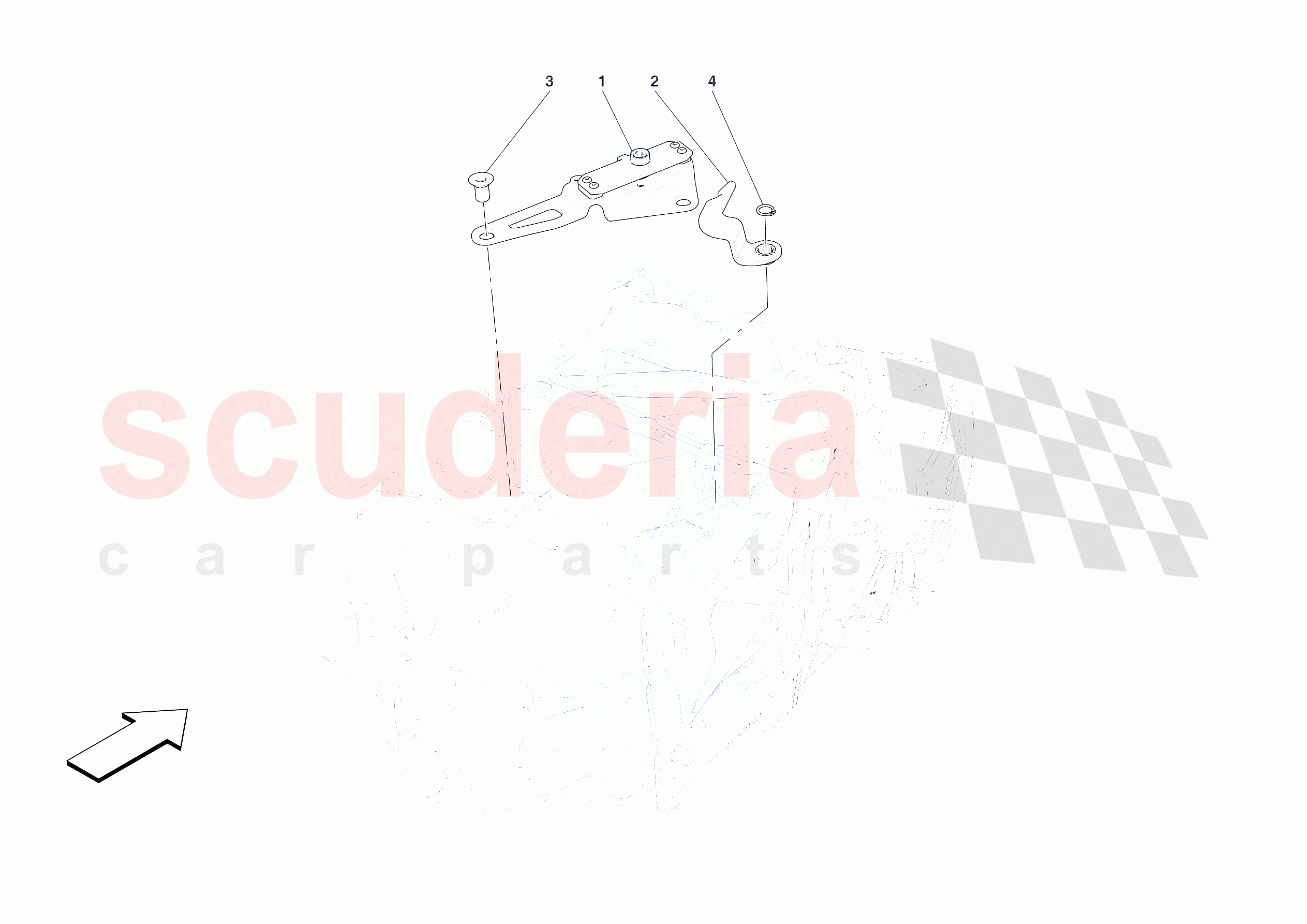 EXTERNAL GEARBOX CONTROLS of Ferrari Ferrari Daytona SP3 USA