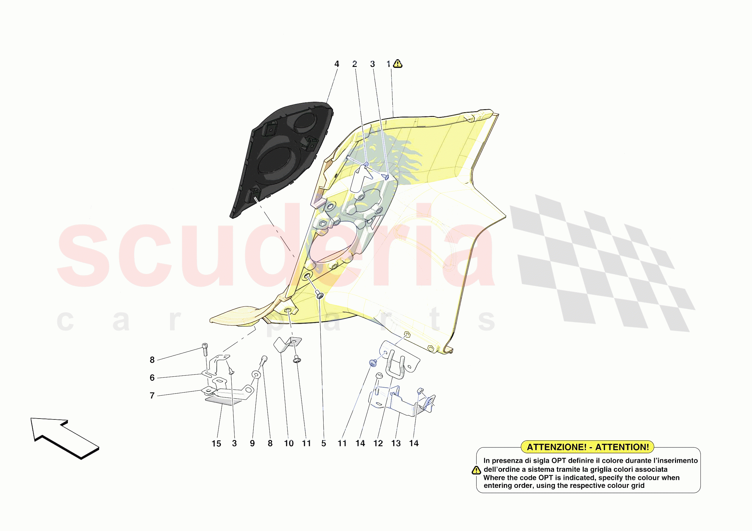 OTHER INTERIOR TRIM ELEMENTS of Ferrari Ferrari F8 Spider Europe