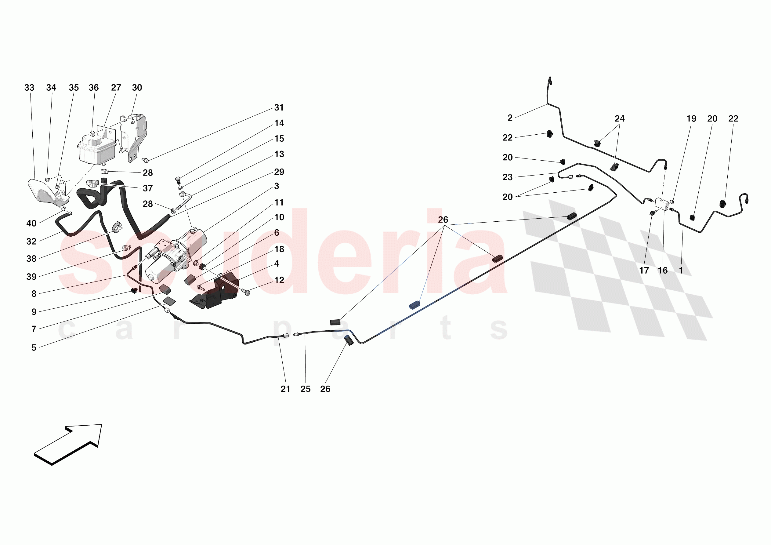 LIFTING THE VEHICLE of Ferrari Ferrari F8 Spider USA