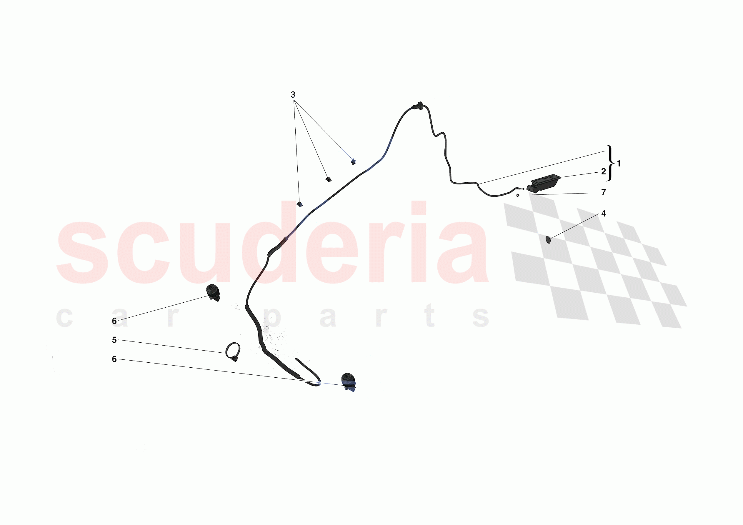 REAR LID OPENING MECHANISM of Ferrari Ferrari F8 Spider USA