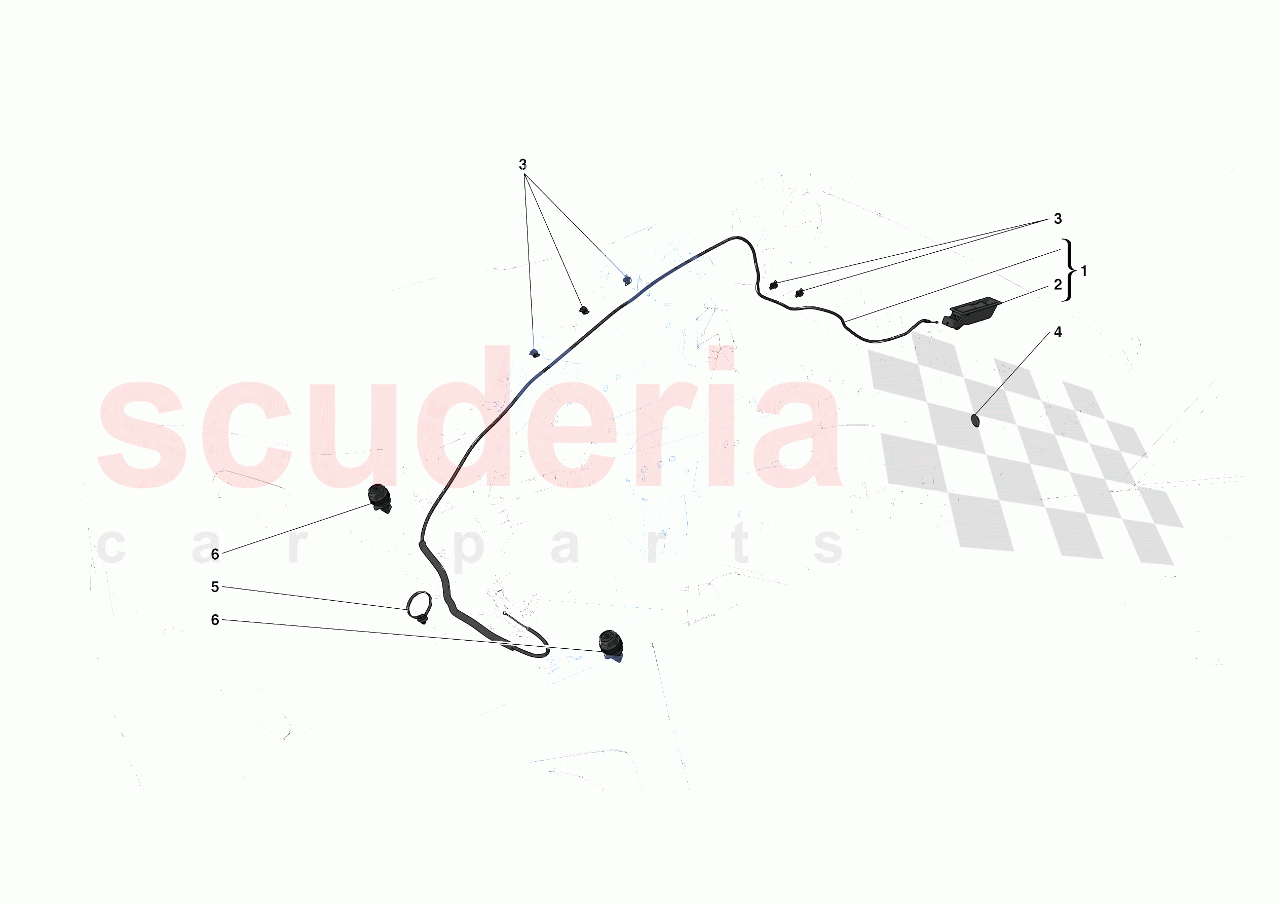 REAR LID OPENING MECHANISM of Ferrari Ferrari F8 Tributo Europe