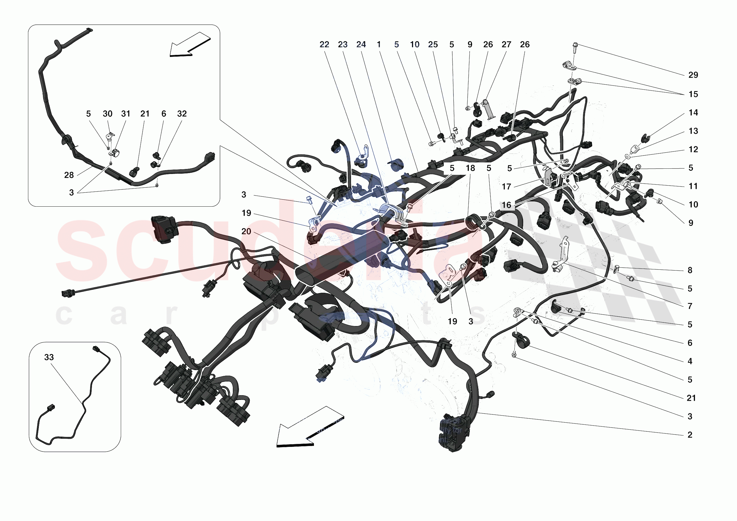 ENGINE ELECTRICAL SYSTEM of Ferrari Ferrari Monza SPA2 Europe