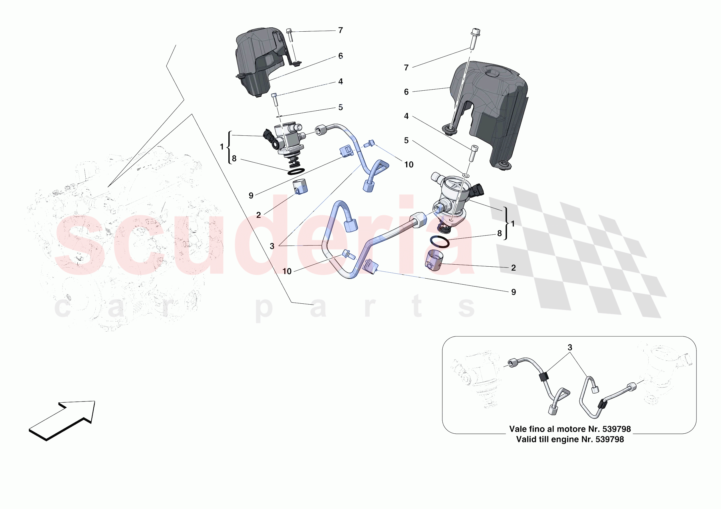 FUEL PUMPS of Ferrari Ferrari Portofino M Europe