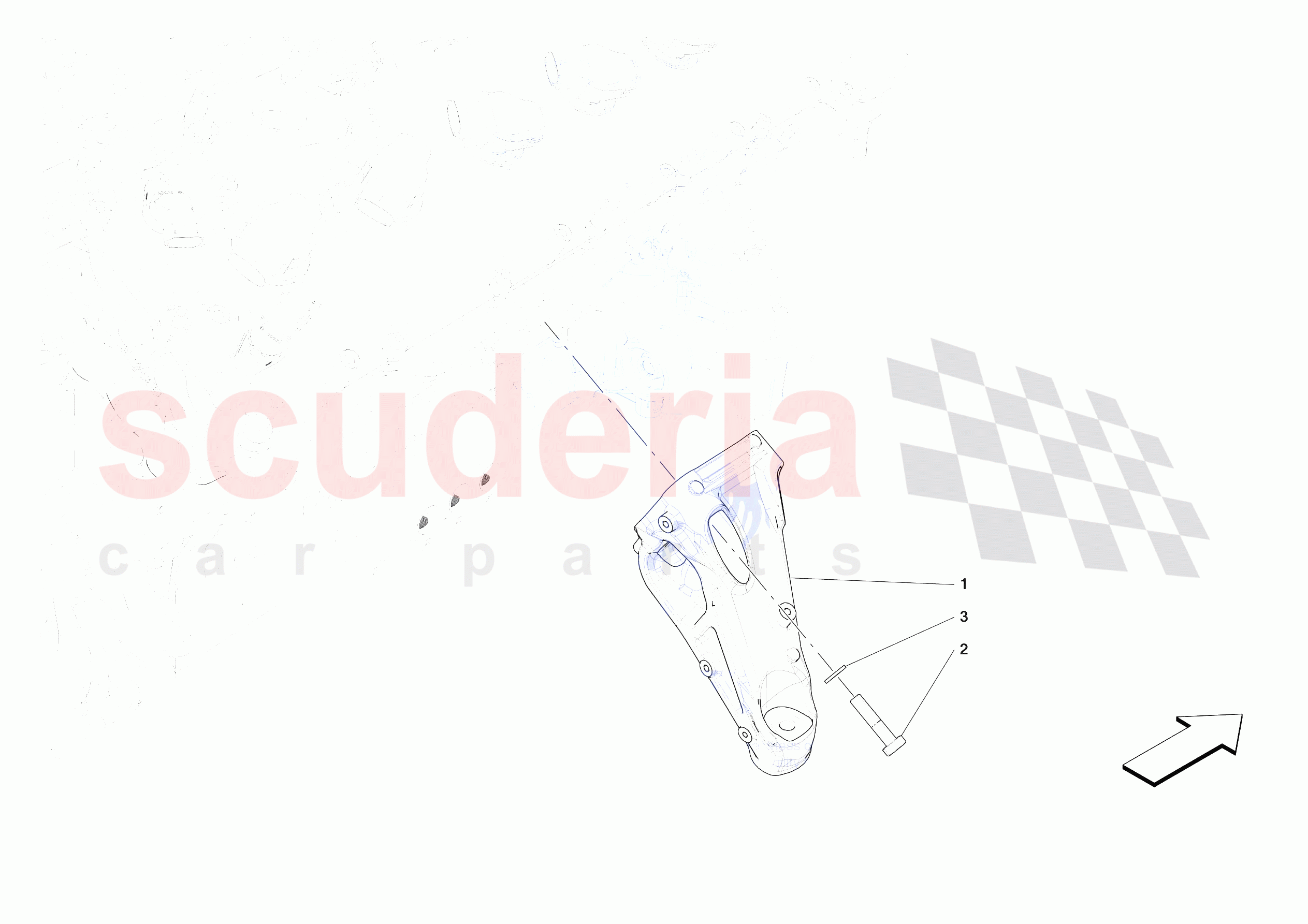 ENGINE SUSPENSION of Ferrari Ferrari Purosangue USA