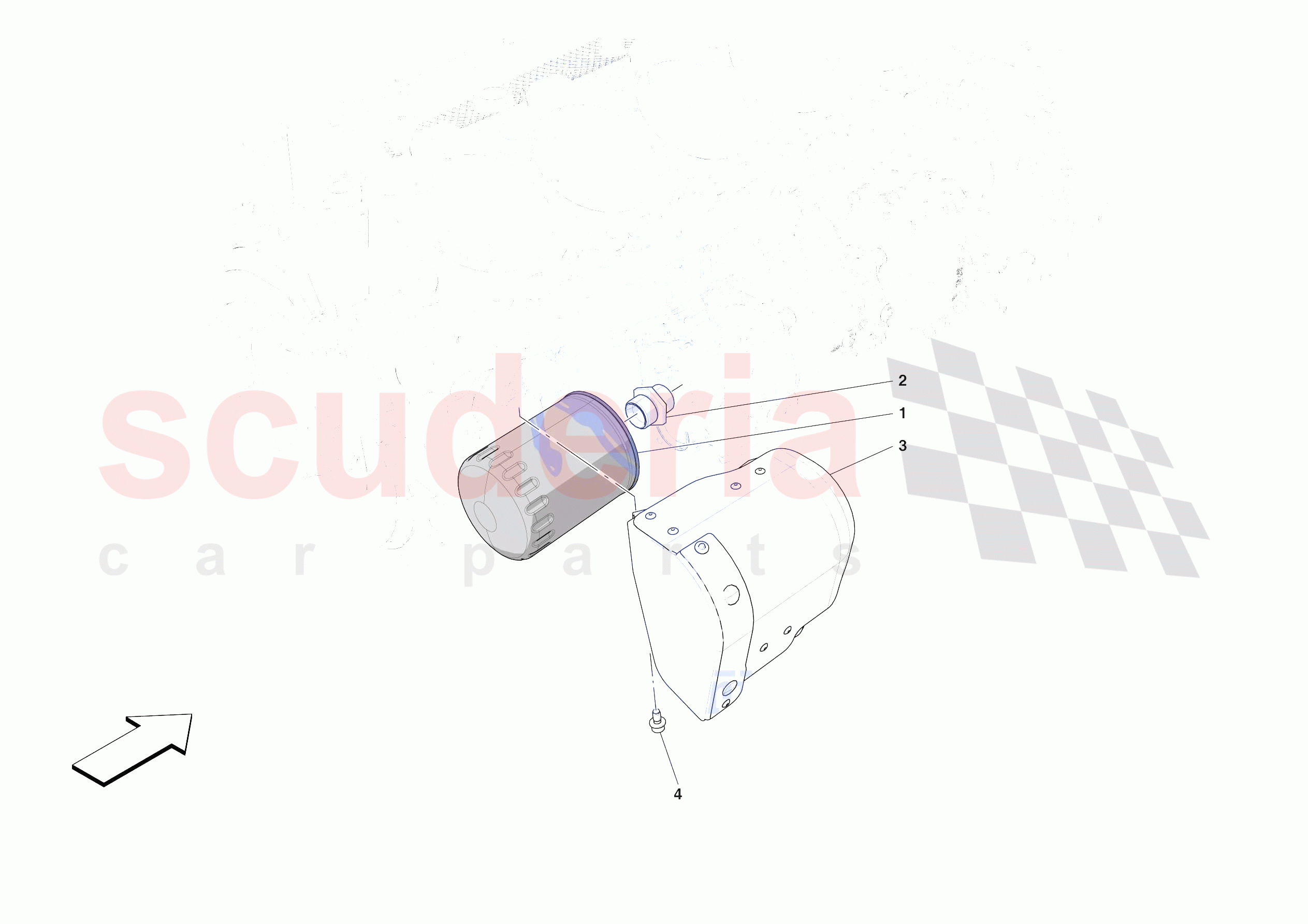 LUBRICATION FILTERS of Ferrari Ferrari Purosangue USA