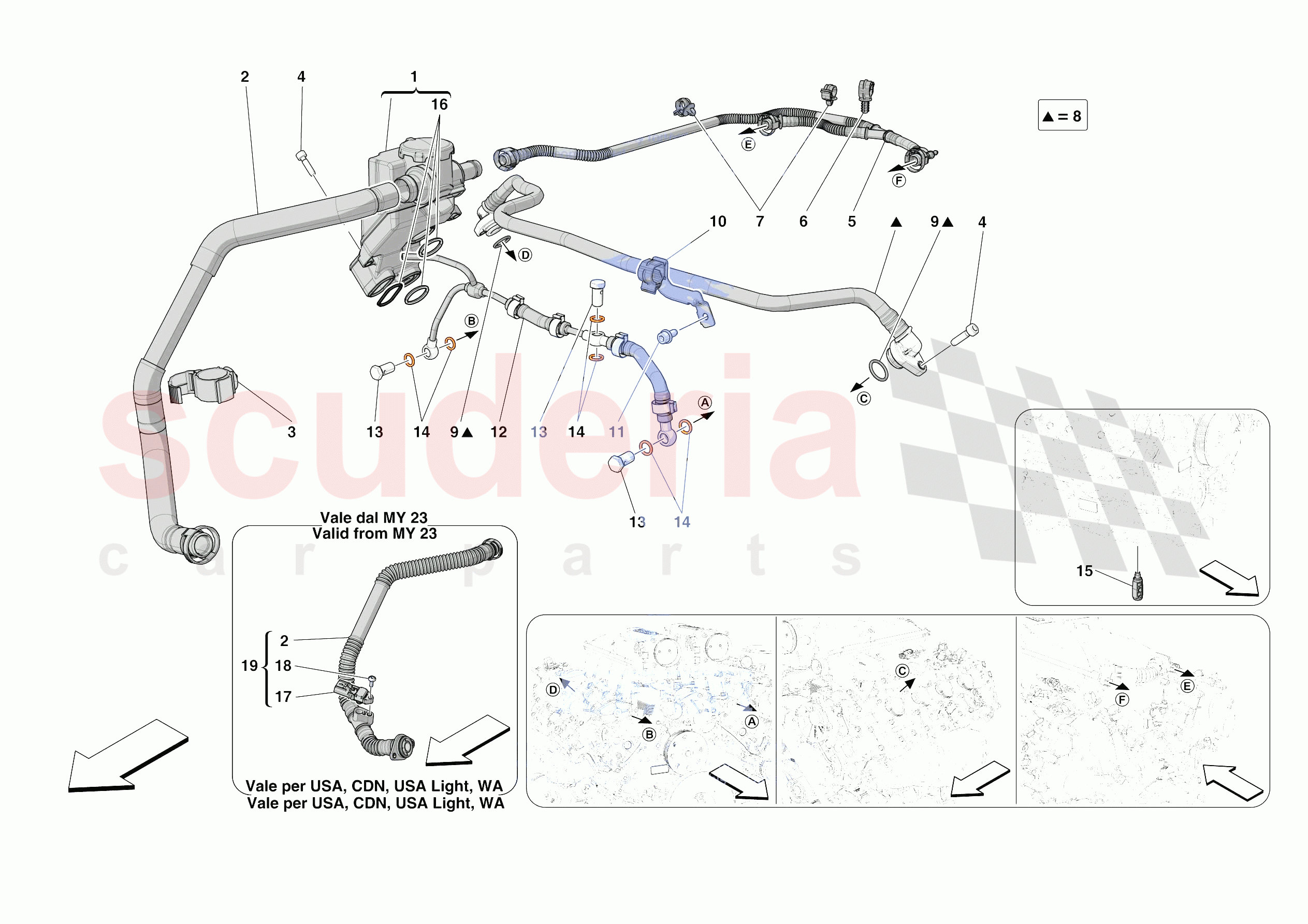VENTS of Ferrari Ferrari Roma Europe