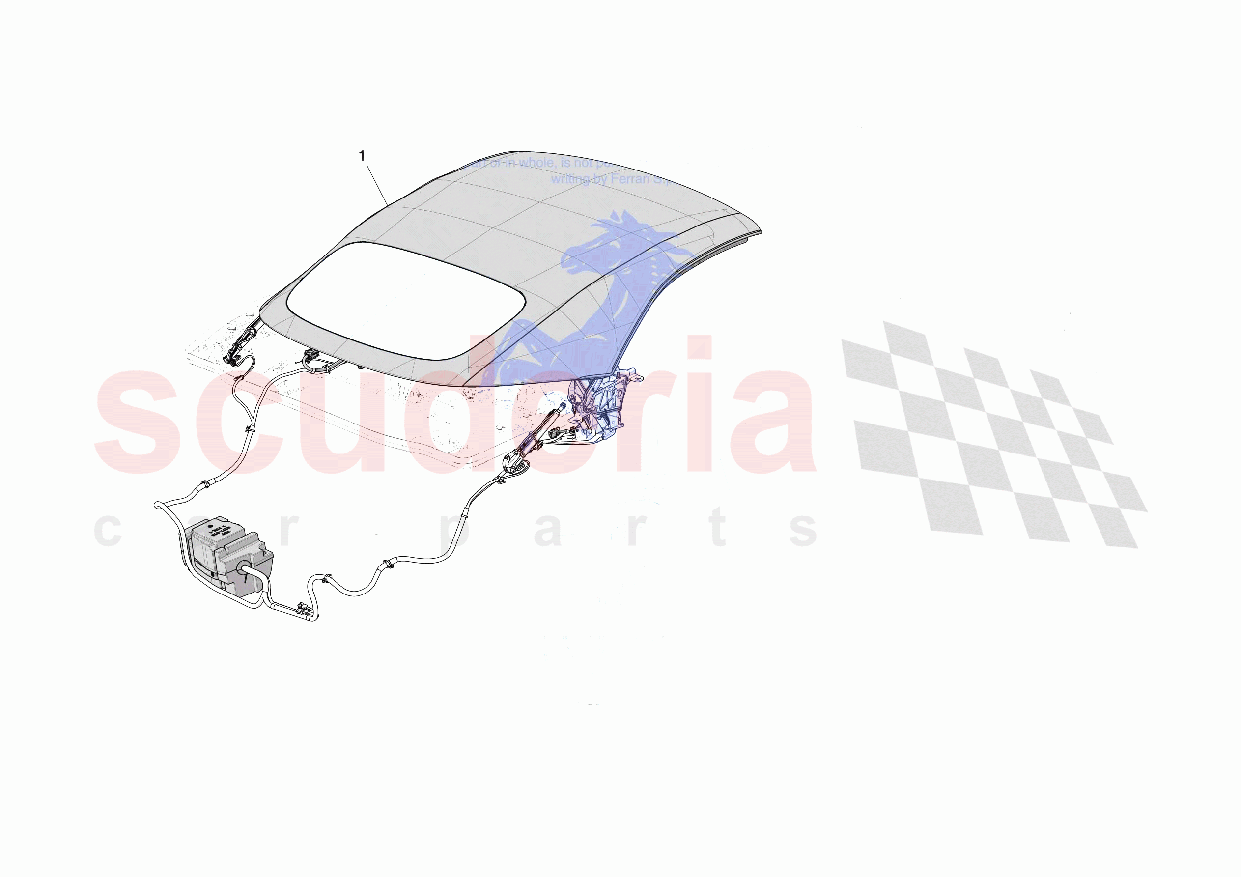 ROOF - STRUCTURE of Ferrari Ferrari Roma Spider Europe