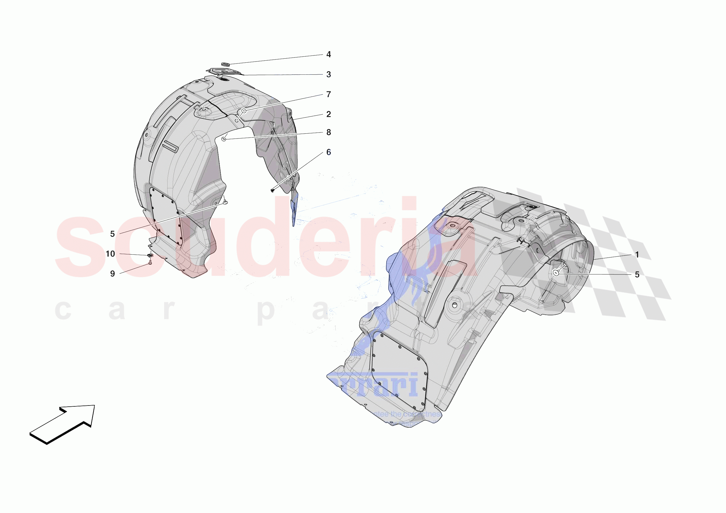 REAR WHEELHOUSE of Ferrari Ferrari Roma Spider Europe RH