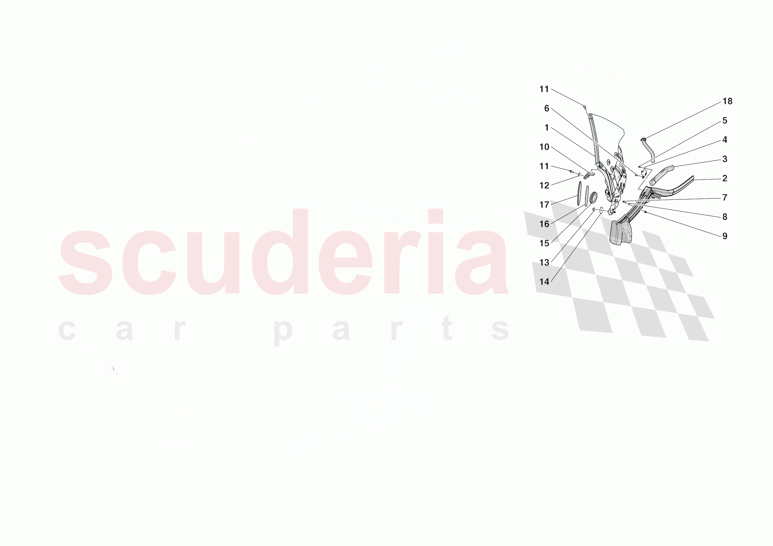 SIDE WINDOWS of Ferrari Ferrari Roma Spider Europe RH