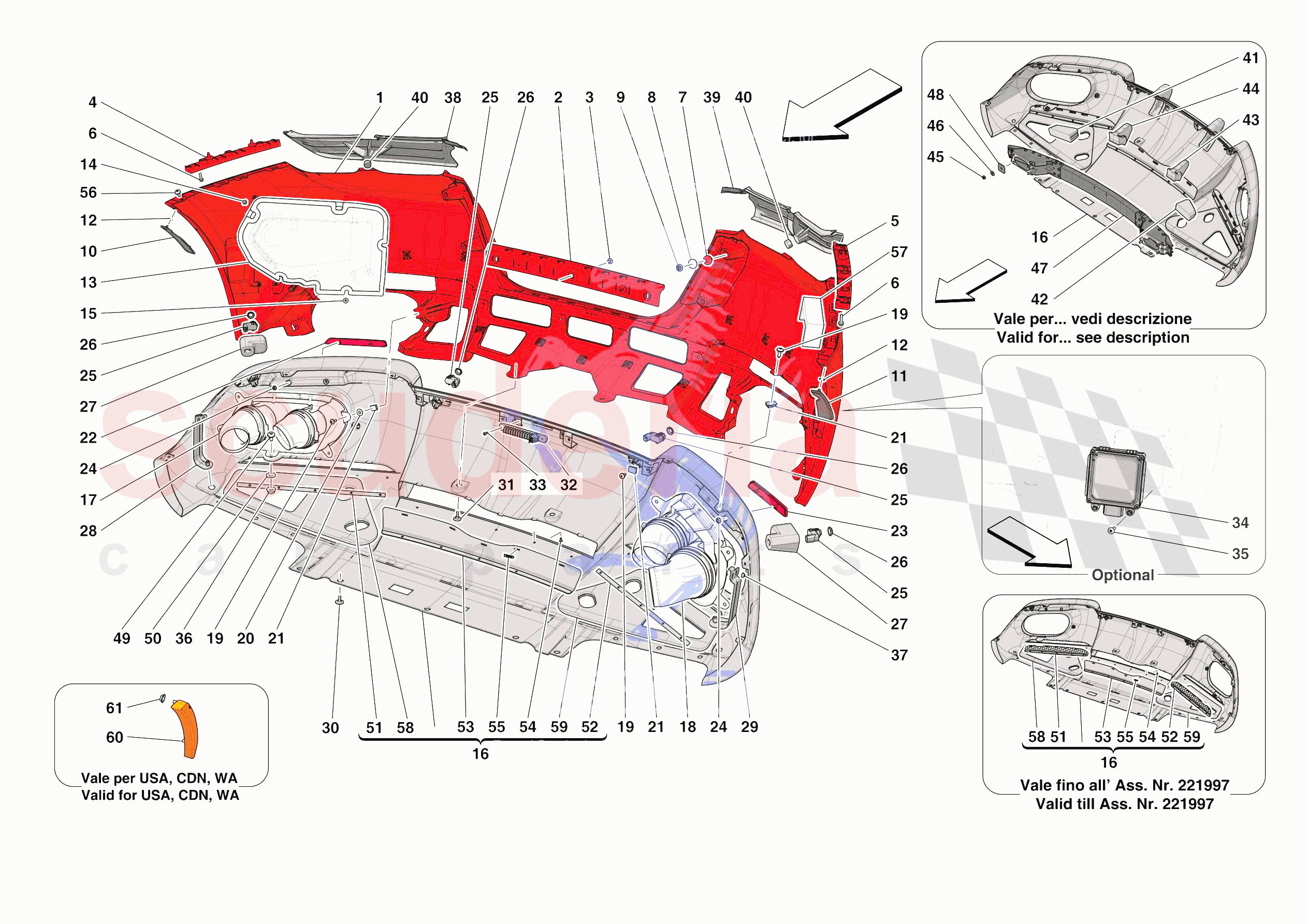 REAR BUMPER of Ferrari Ferrari Roma Spider Europe RH