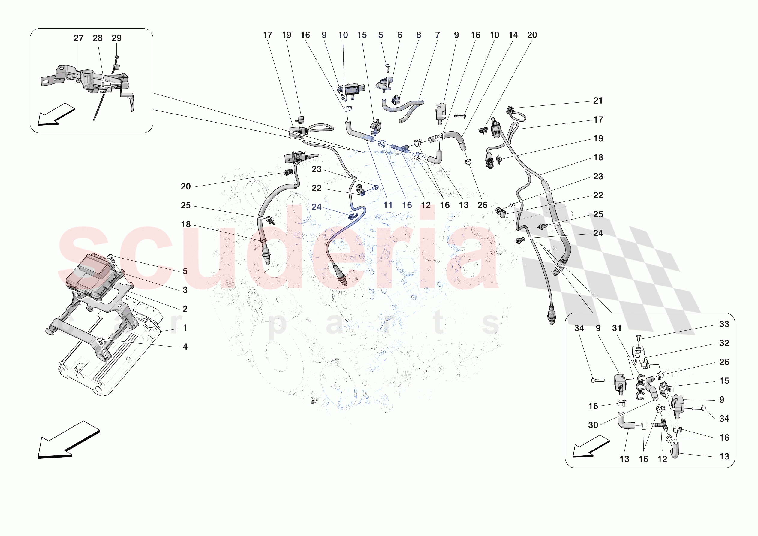 ENGINE INJECTION CONTROL of Ferrari Ferrari Roma Spider USA