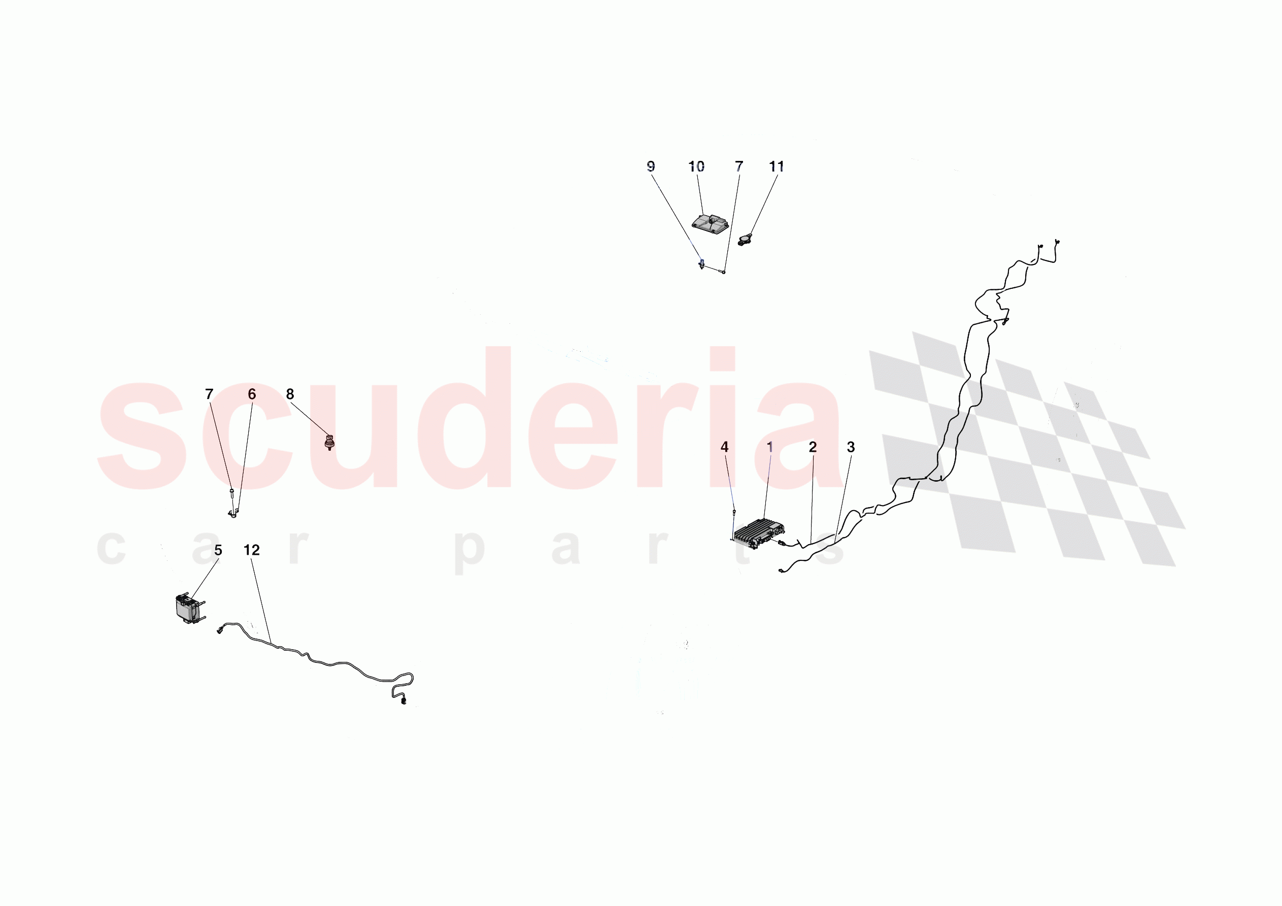 ADAS AND SENSORS of Ferrari Ferrari Roma USA
