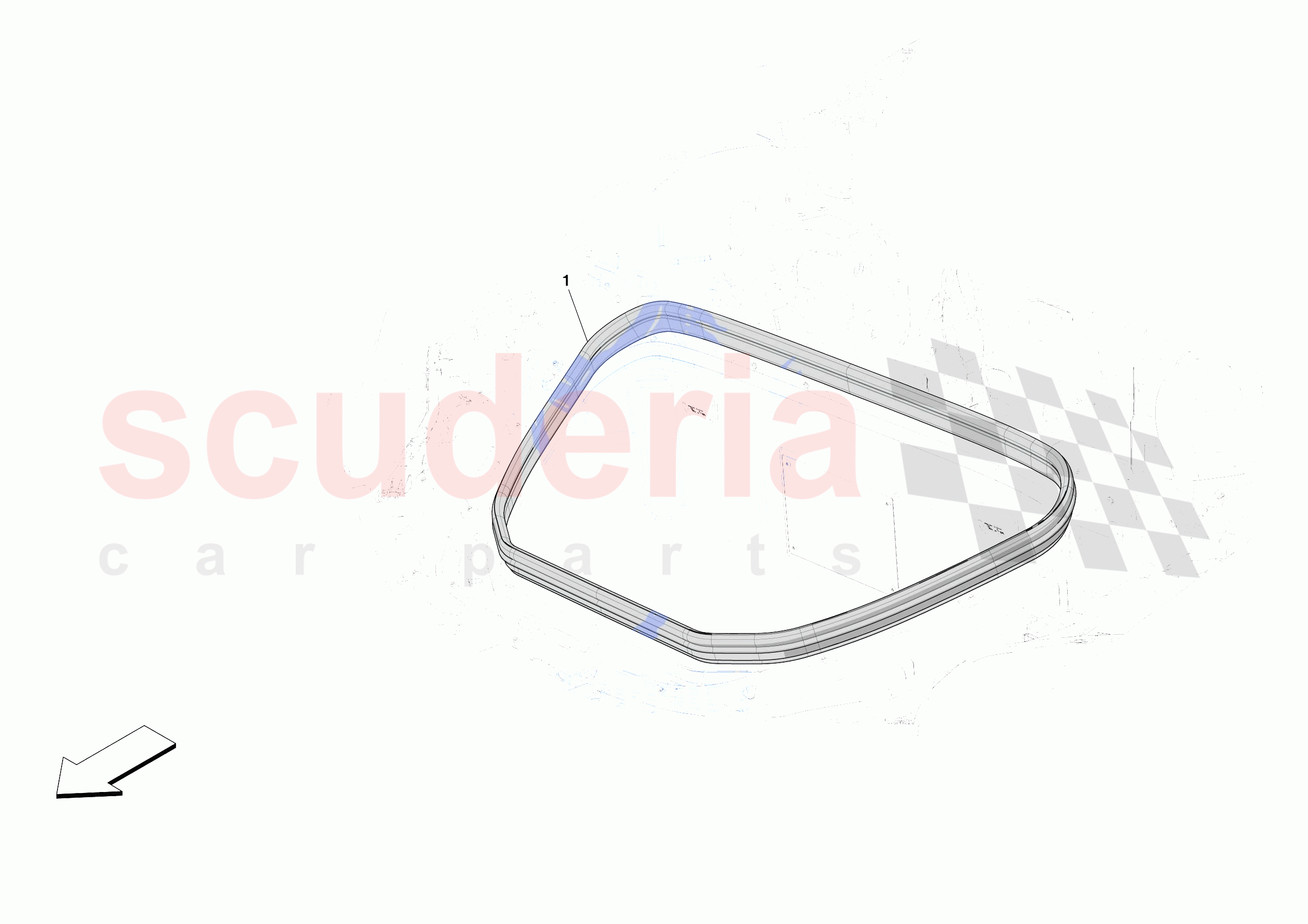 FRONT LID SEALS of Ferrari Ferrari SF90 Spider Europe