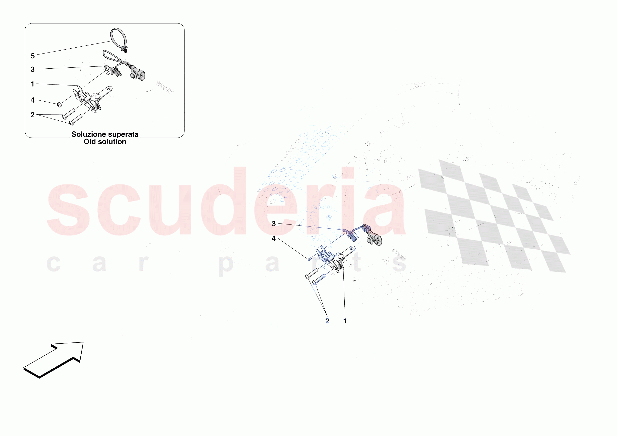 REAR LID LOCK of Ferrari Ferrari SF90 Spider Europe