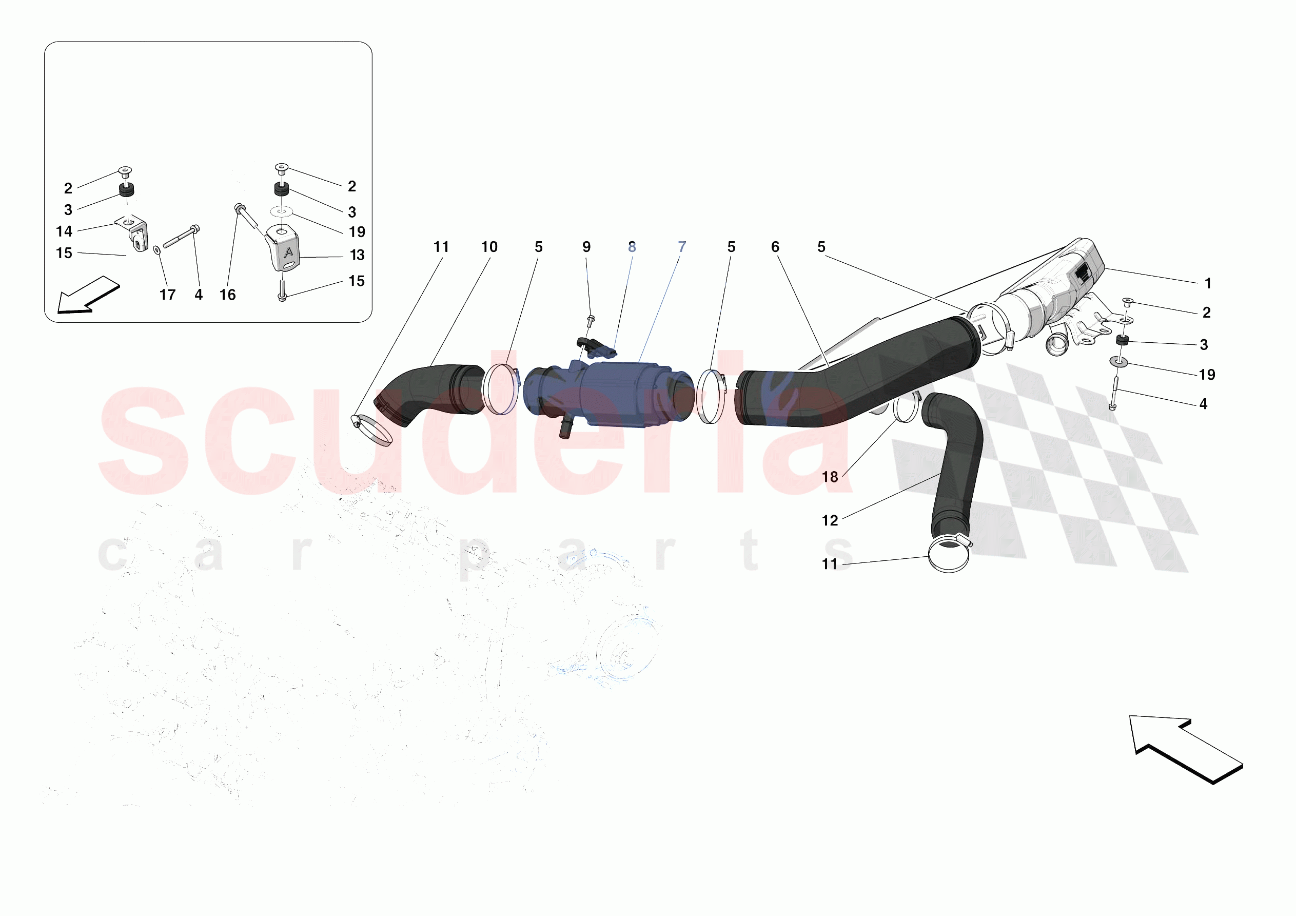 INTERCOOLER of Ferrari Ferrari SF90 Stradale USA