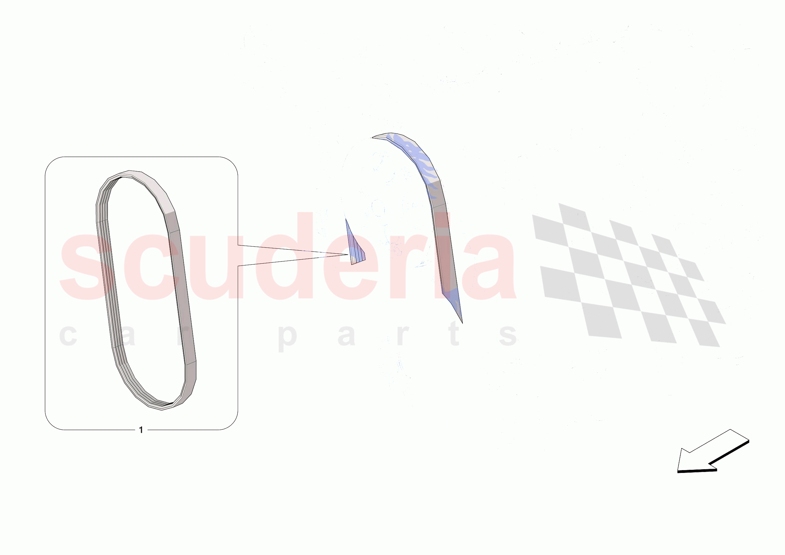 ALTERNATOR DRIVE of Ferrari Ferrari SF90 XX Spider Europe RH